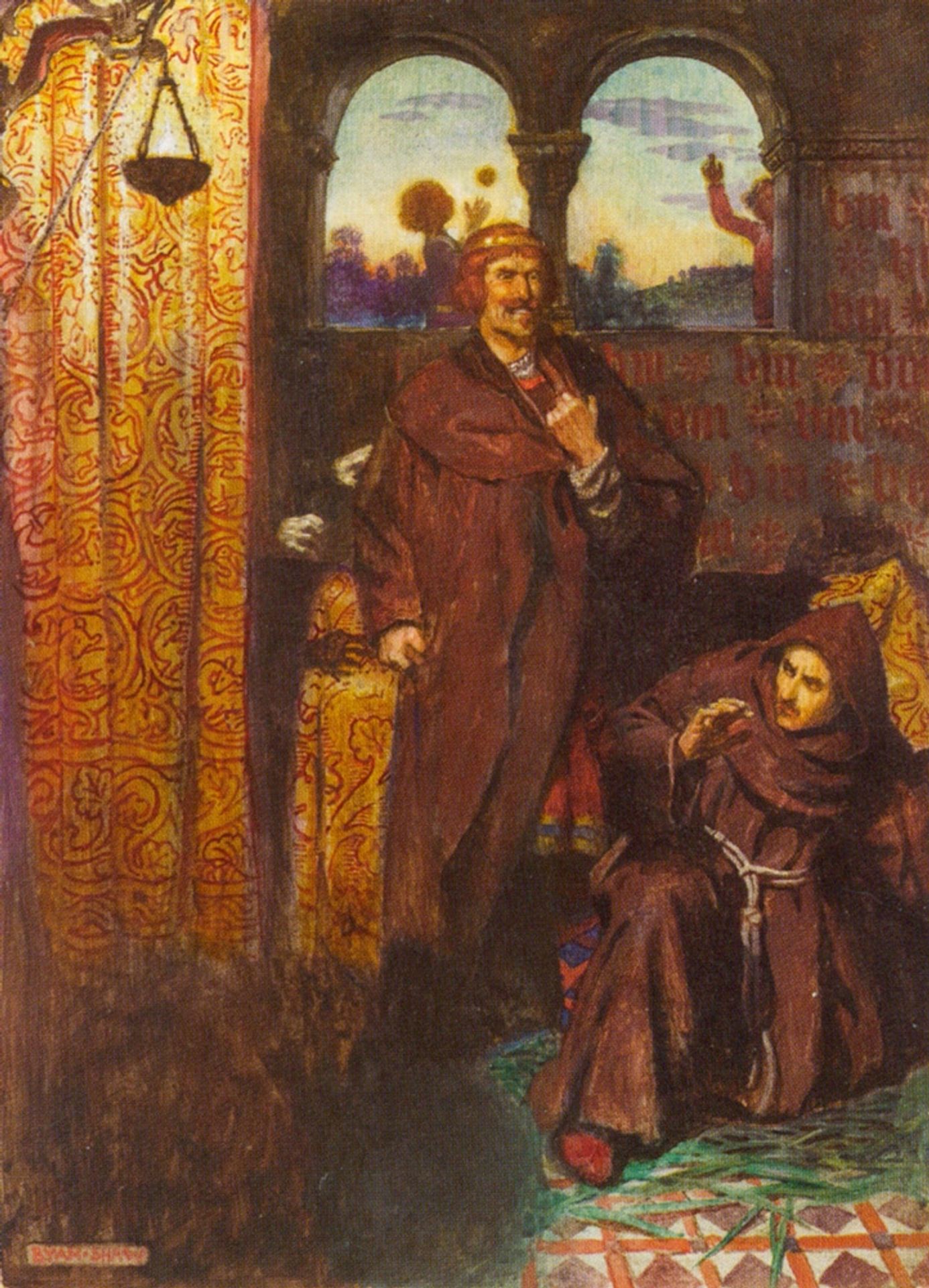 King of Scots and Andrea Browne by Byam Shaw