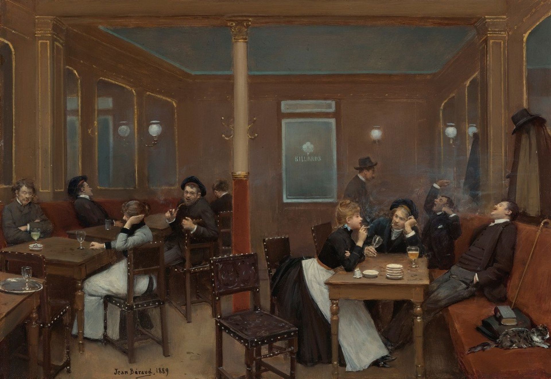 Brasserie D’étudiants by Jean Béraud