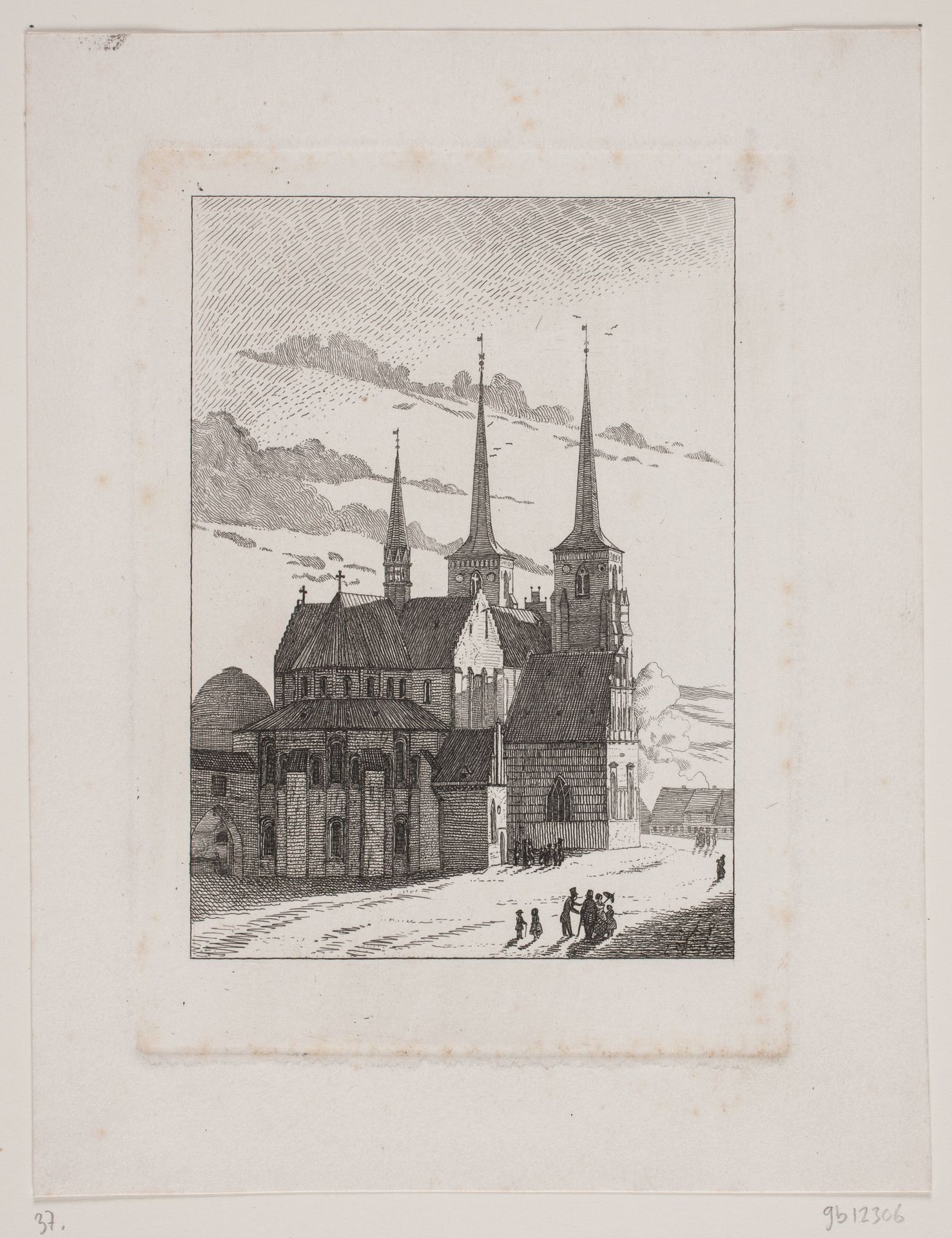 Roskilde domkirke by H.J. Hammer