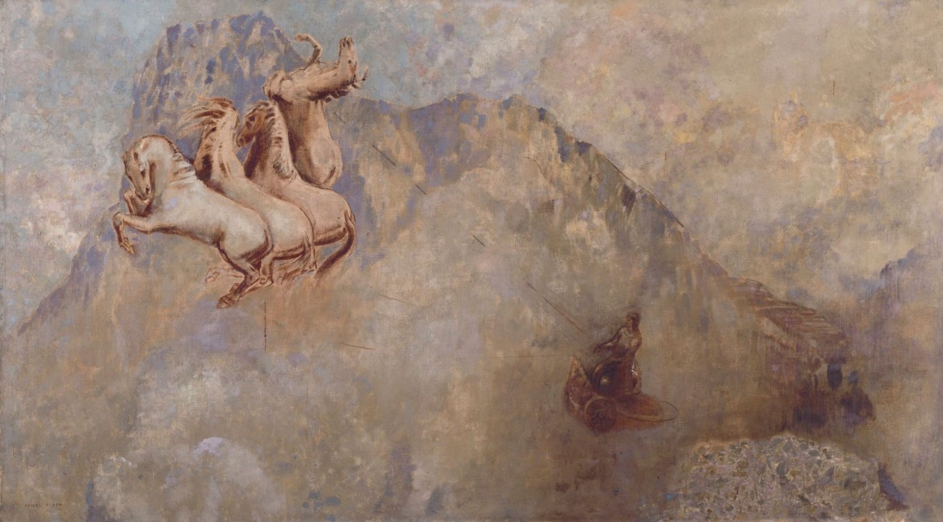 Le char du Soleil by Odilon Redon