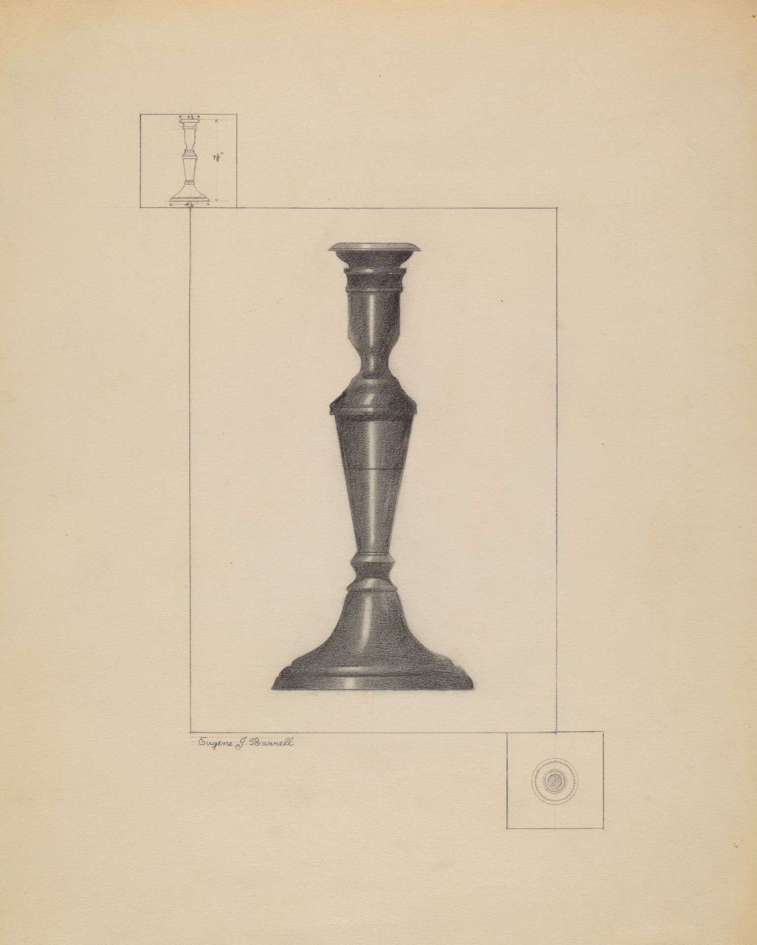 Candlestick by Eugene Barrell