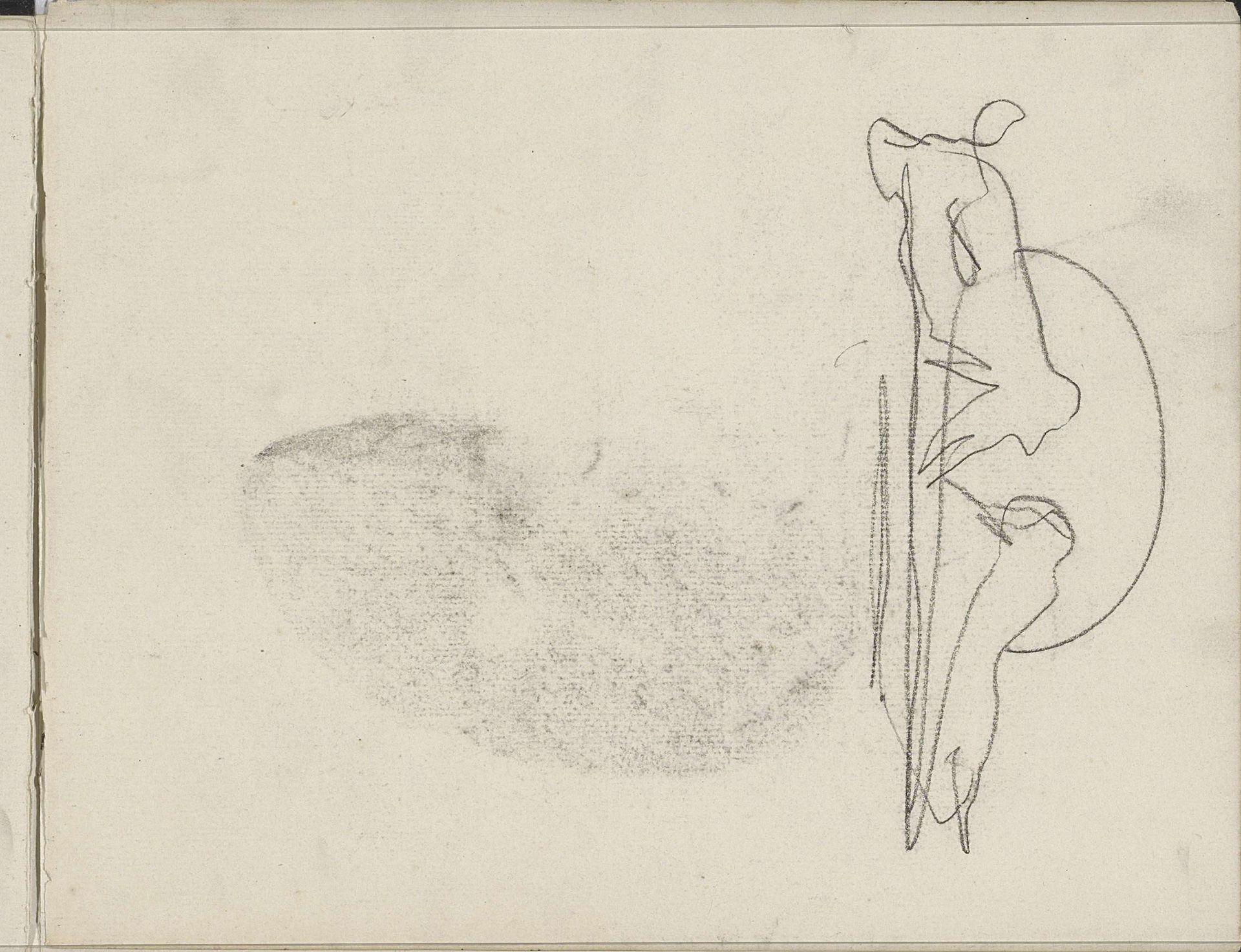 Studie, mogelijk een ornament by Carel Adolph Lion Cachet