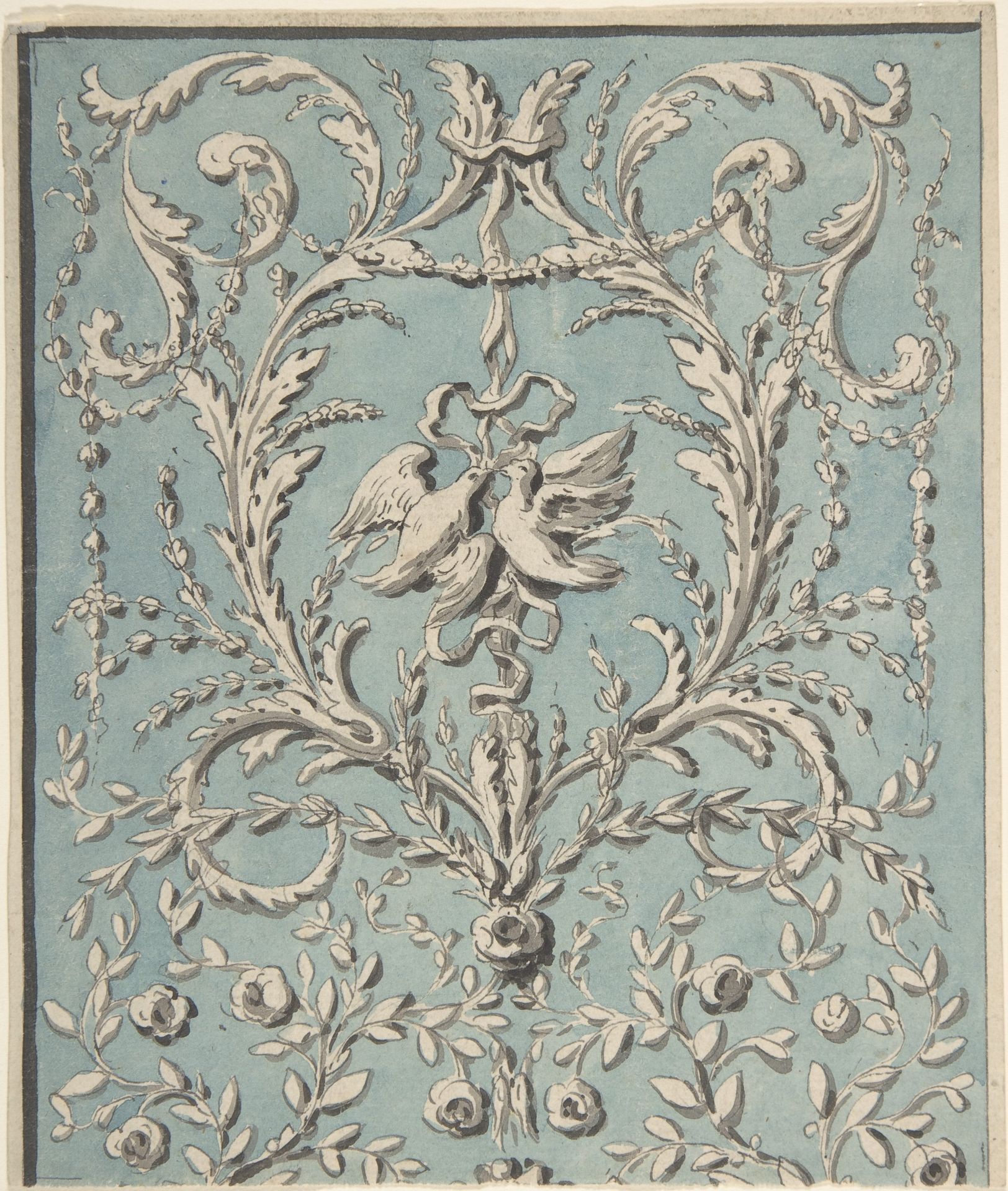 Design for Upright Decorative Panels by Anonymous