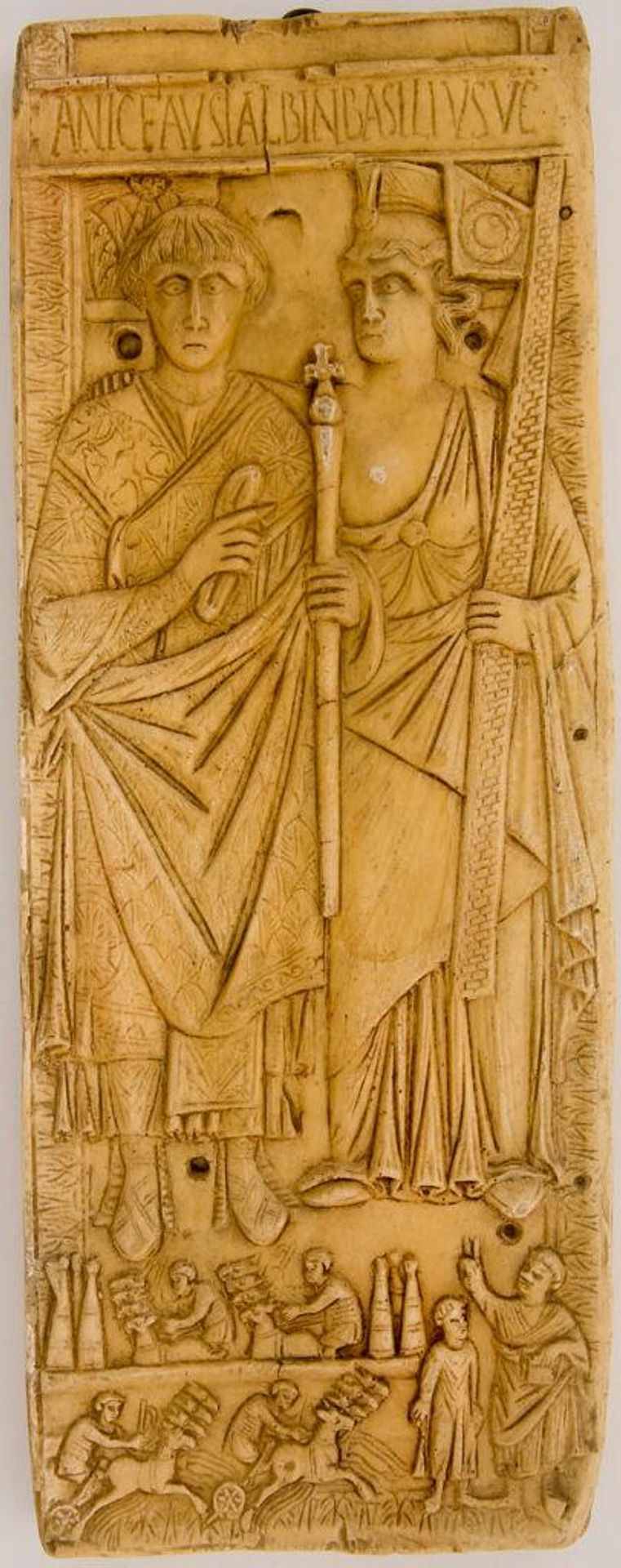 Leaf of Consular Diptych: Basilius by Unidentified Maker