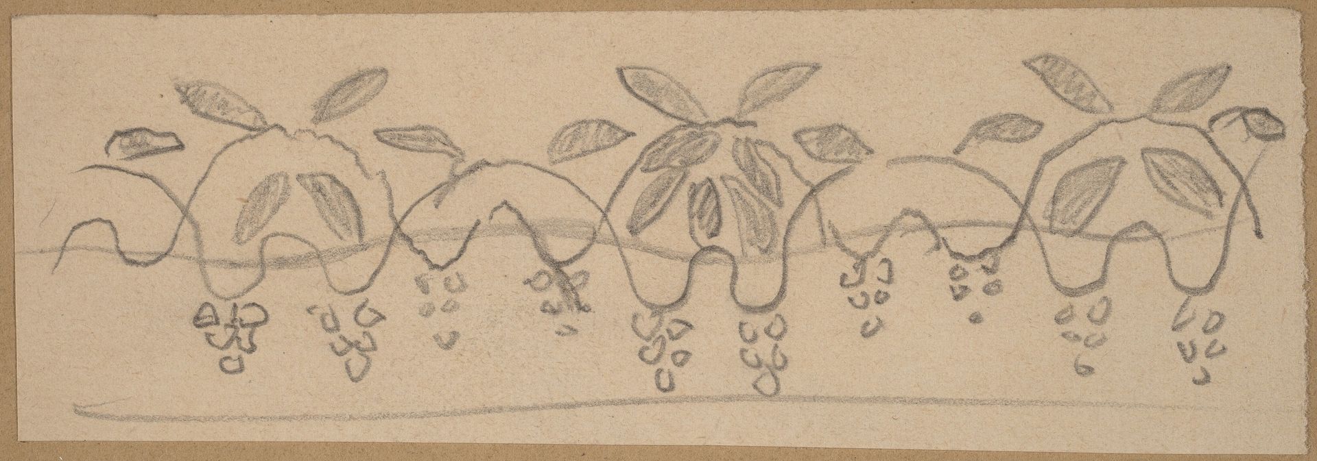 Study for a Border Design by Charles Sprague Pearce