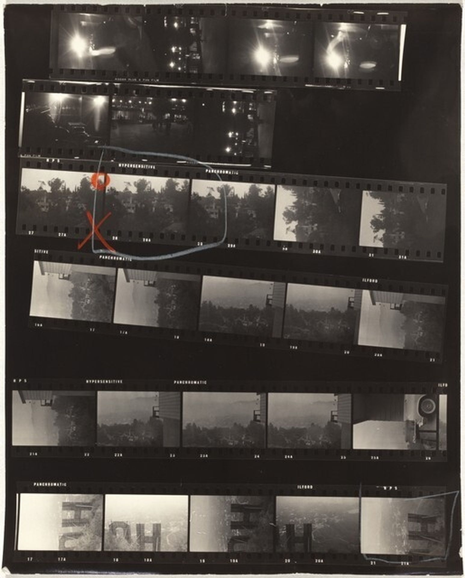 Hollywood sign--Hollywood 52 by Robert Frank