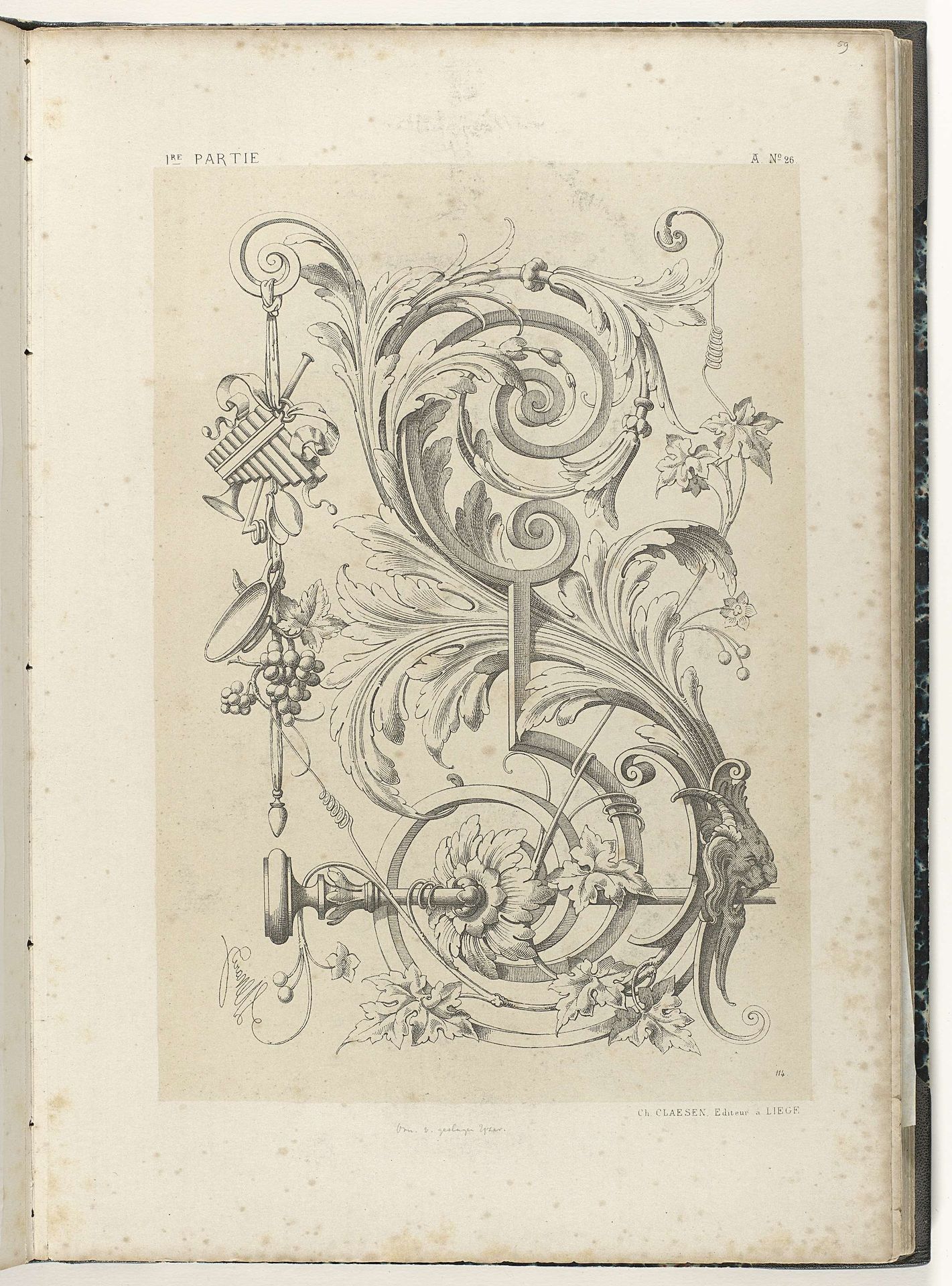 Voluten van rolwerk by Michel Liénard