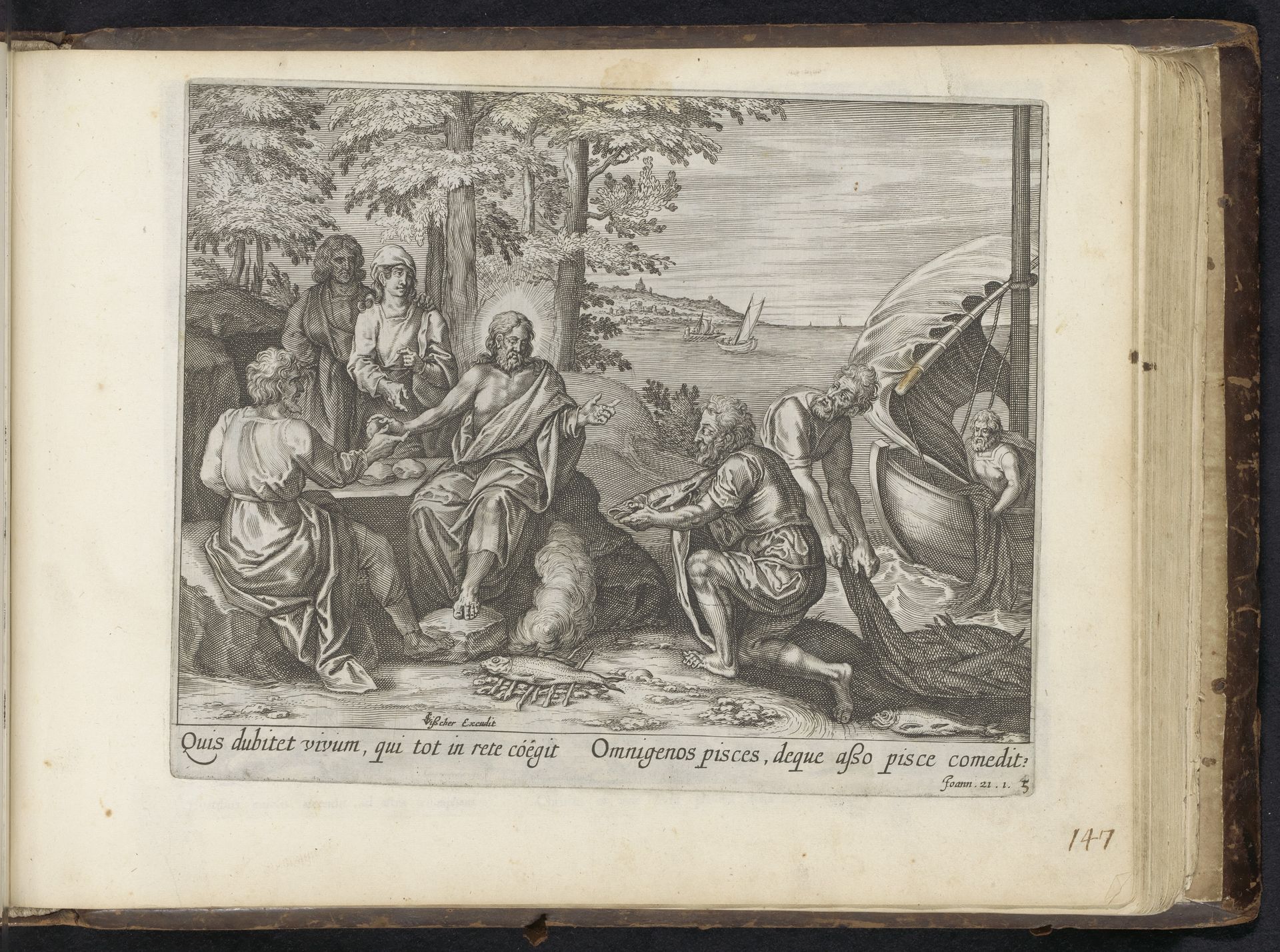 Christus verschijnt bij het Meer van Tiberias by Anonymous