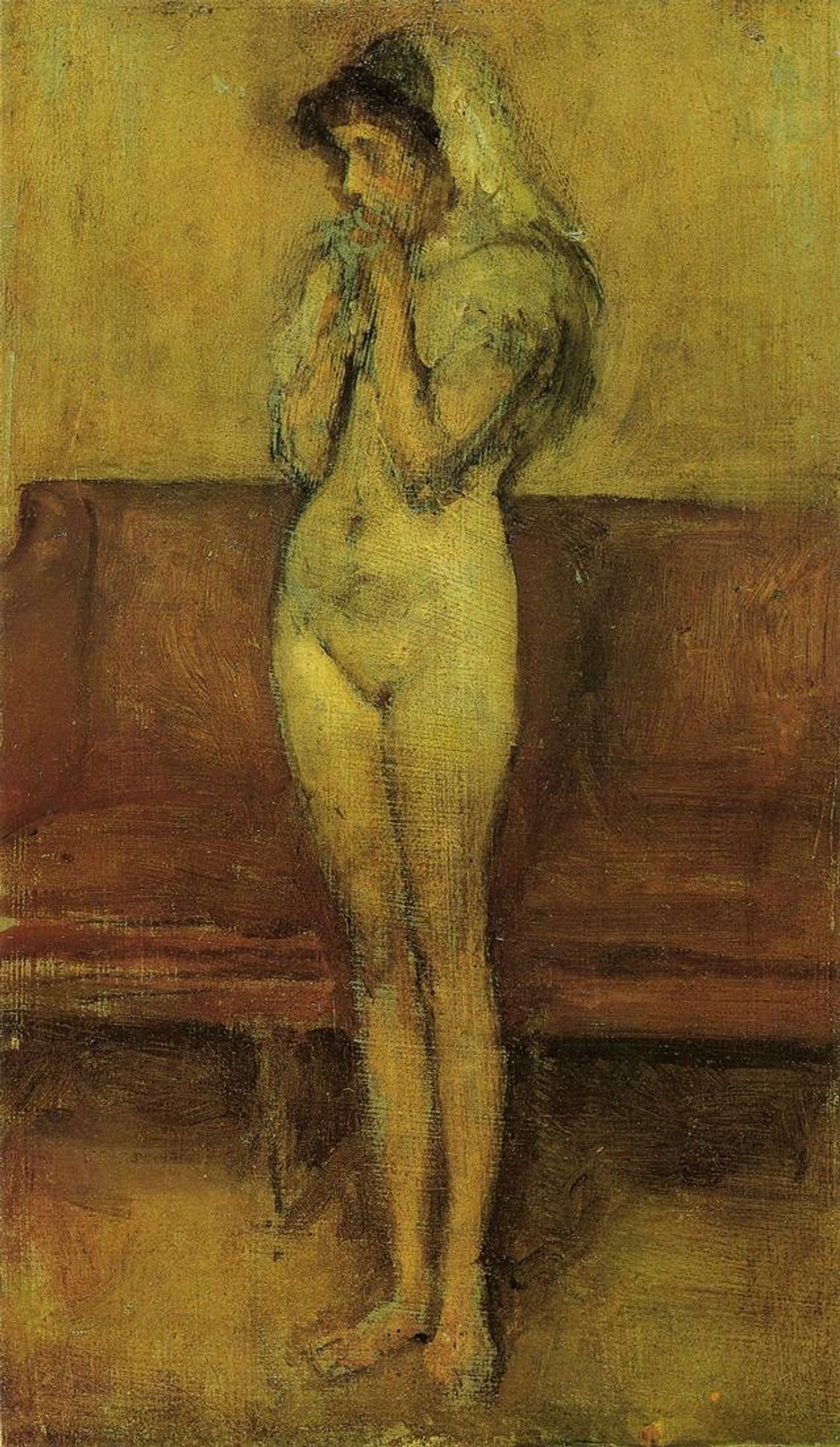 Rose and Brown: La Cigale by James Abbott McNeill Whistler