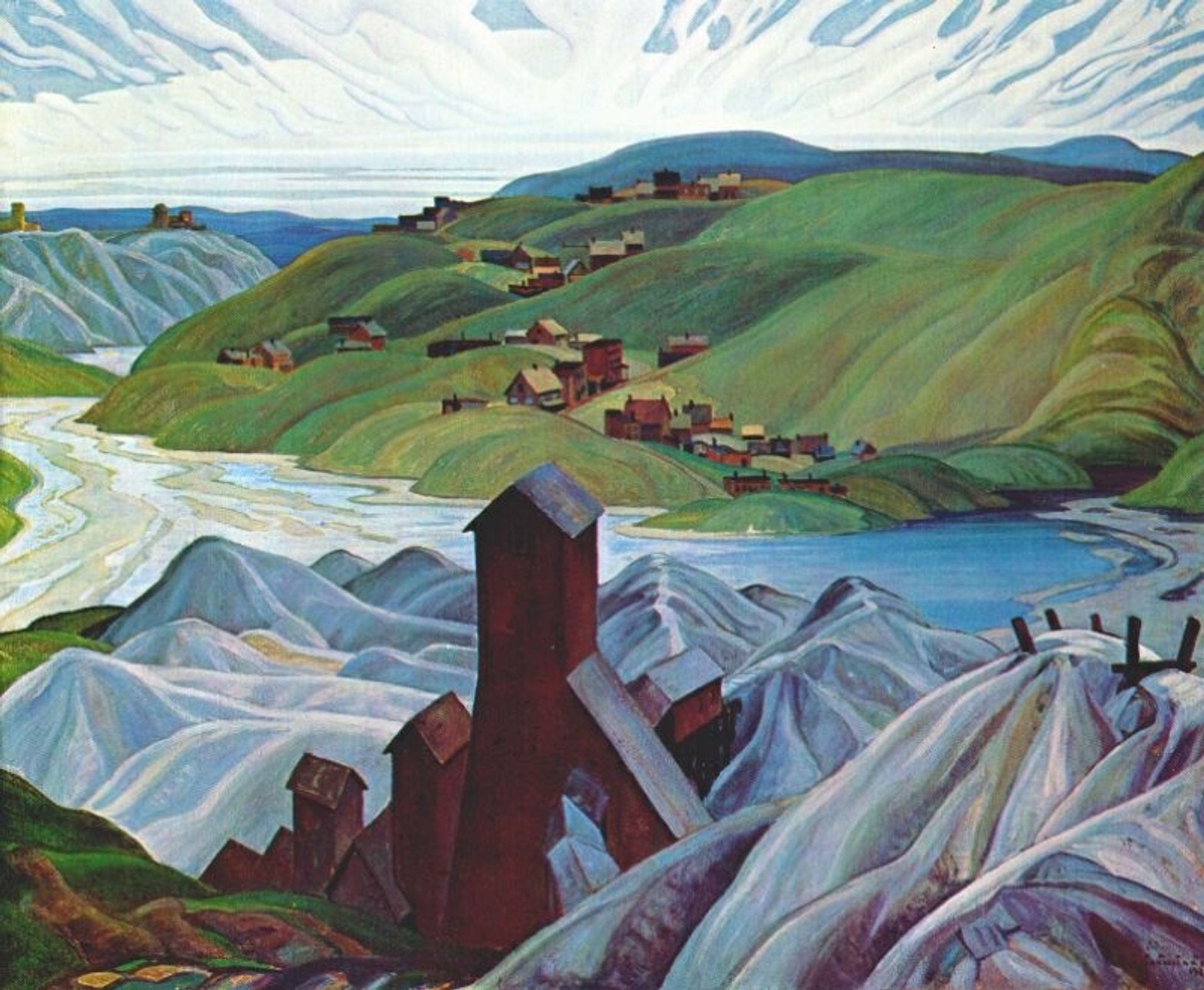 A Northern Silver Mine by Franklin Carmichael