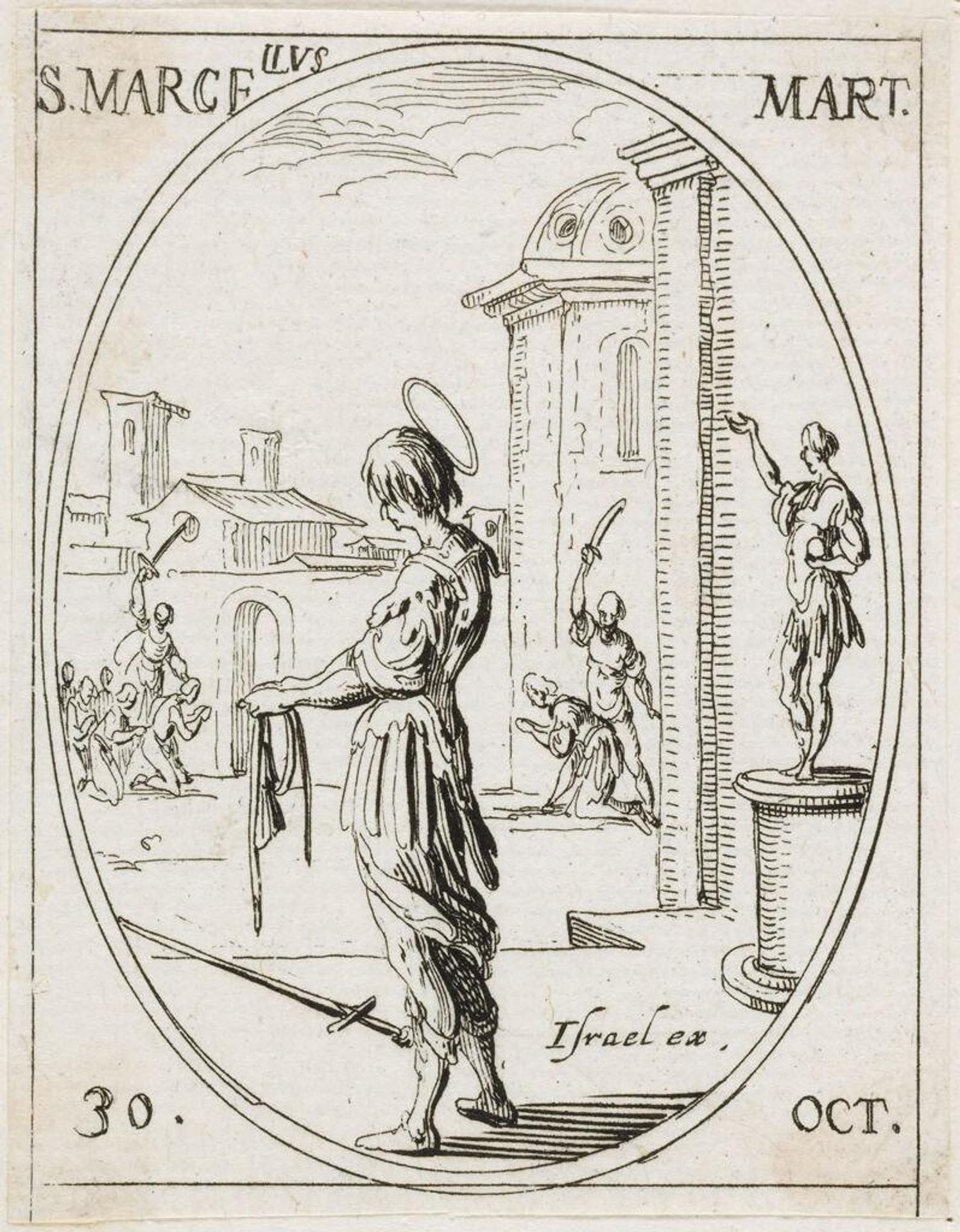 Saint Marcellus by Jacques Callot