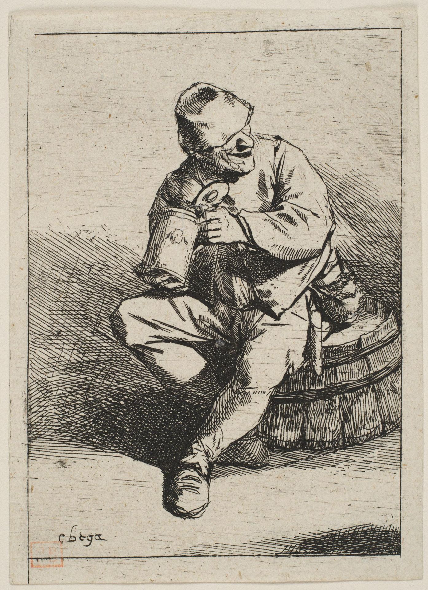 The Drinker by Cornelis Bega