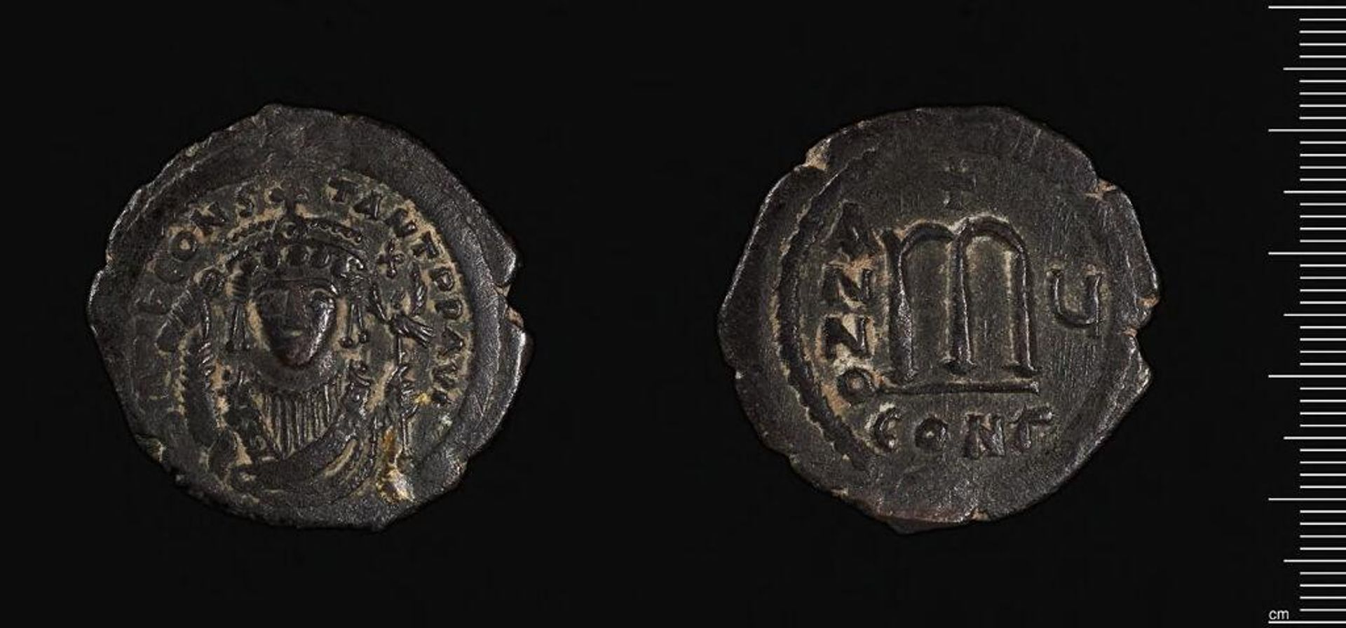 Coin of Tiberius II by Tiberius II
