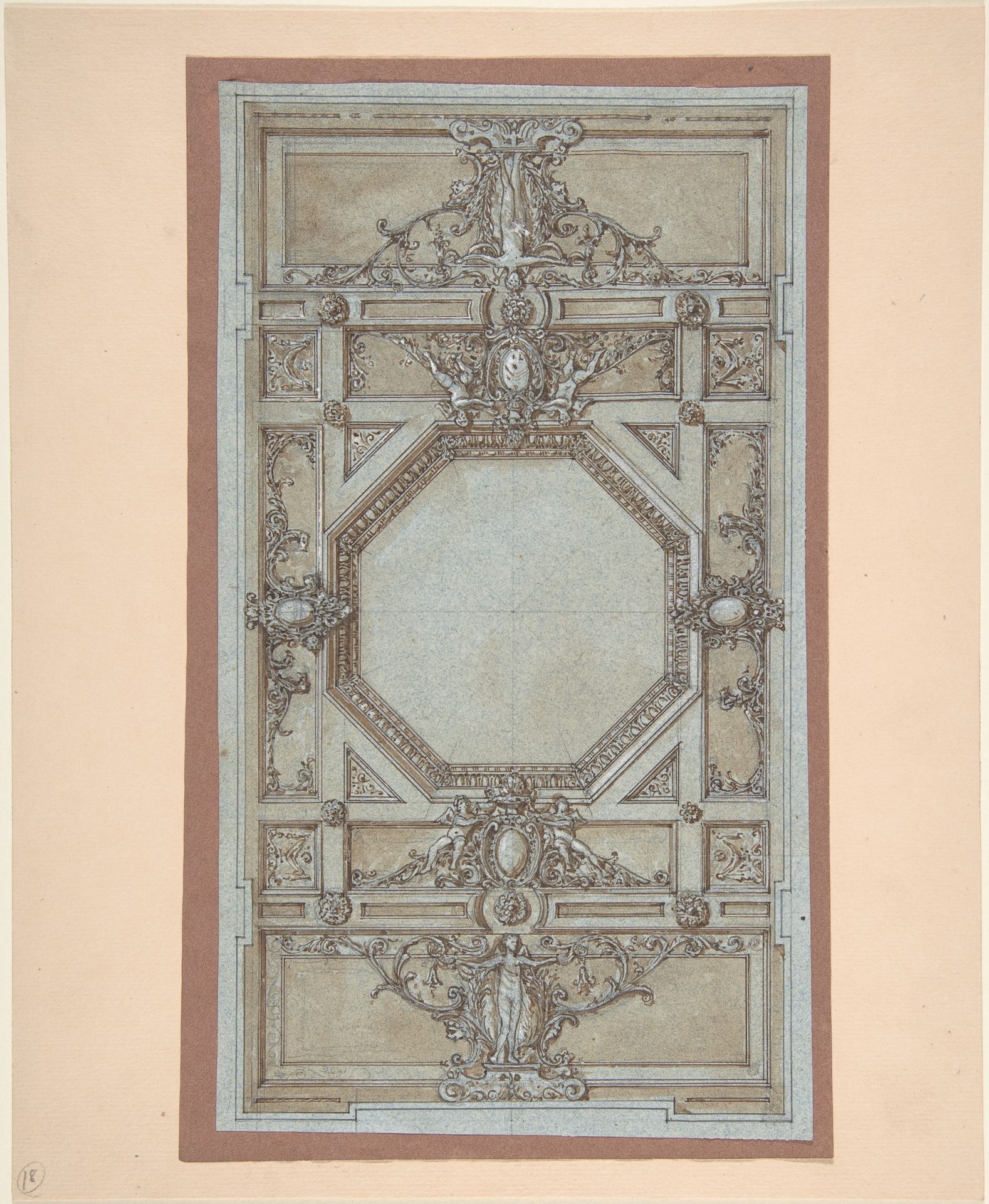Design for Ceiling Decoration by Anonymous