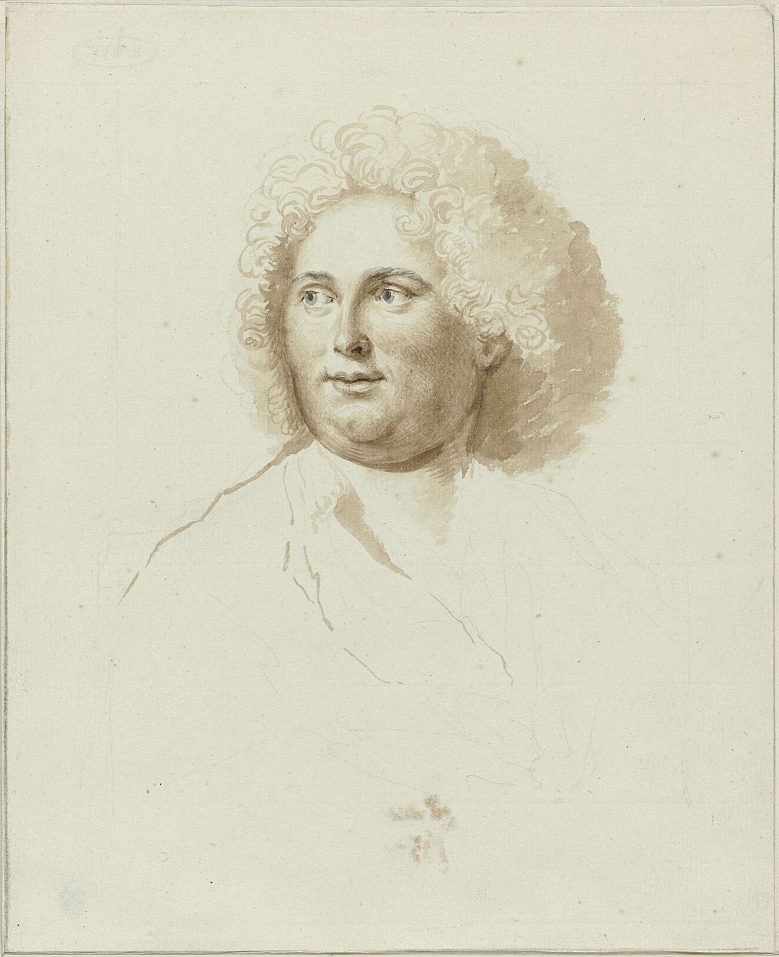 Portret van de schilder Dirk Valkenburg by Anonymous