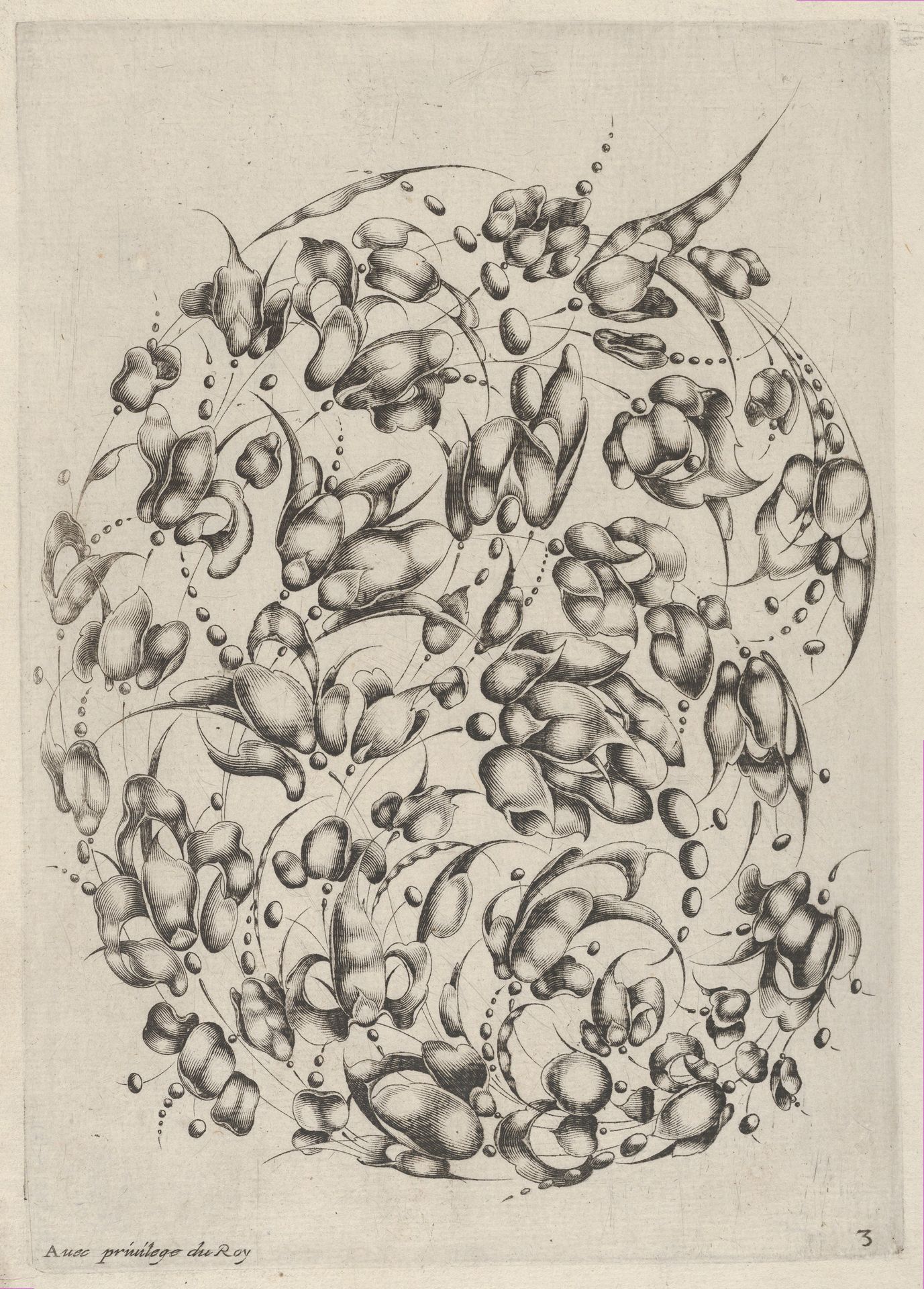 Goldsmiths' Bouquet, from Livre de Toutes Sorte de Feuilles Pour Servir a l'Art d'Orfeburie by Jacques Caillard