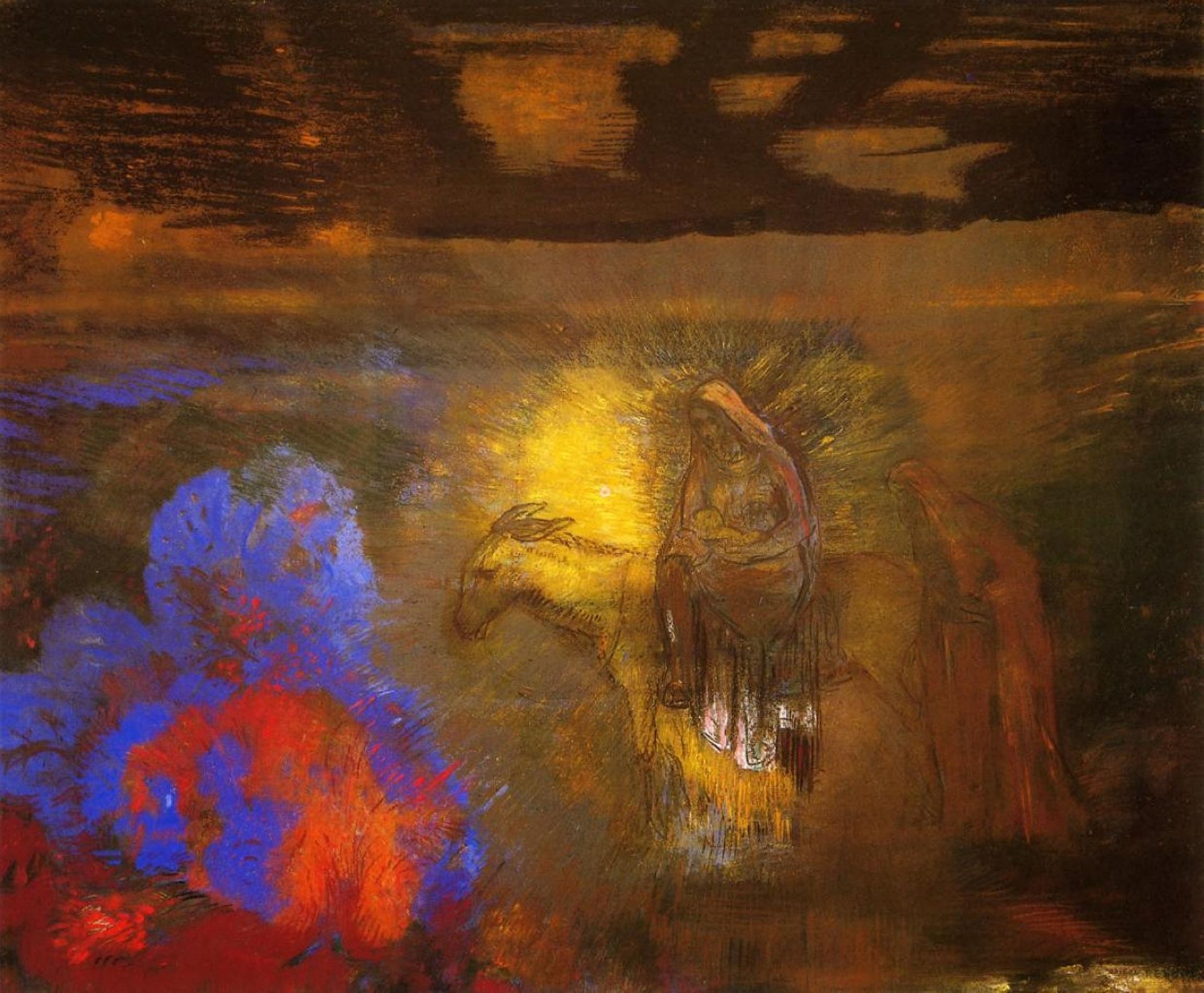 The Flight into Egypt by Odilon Redon