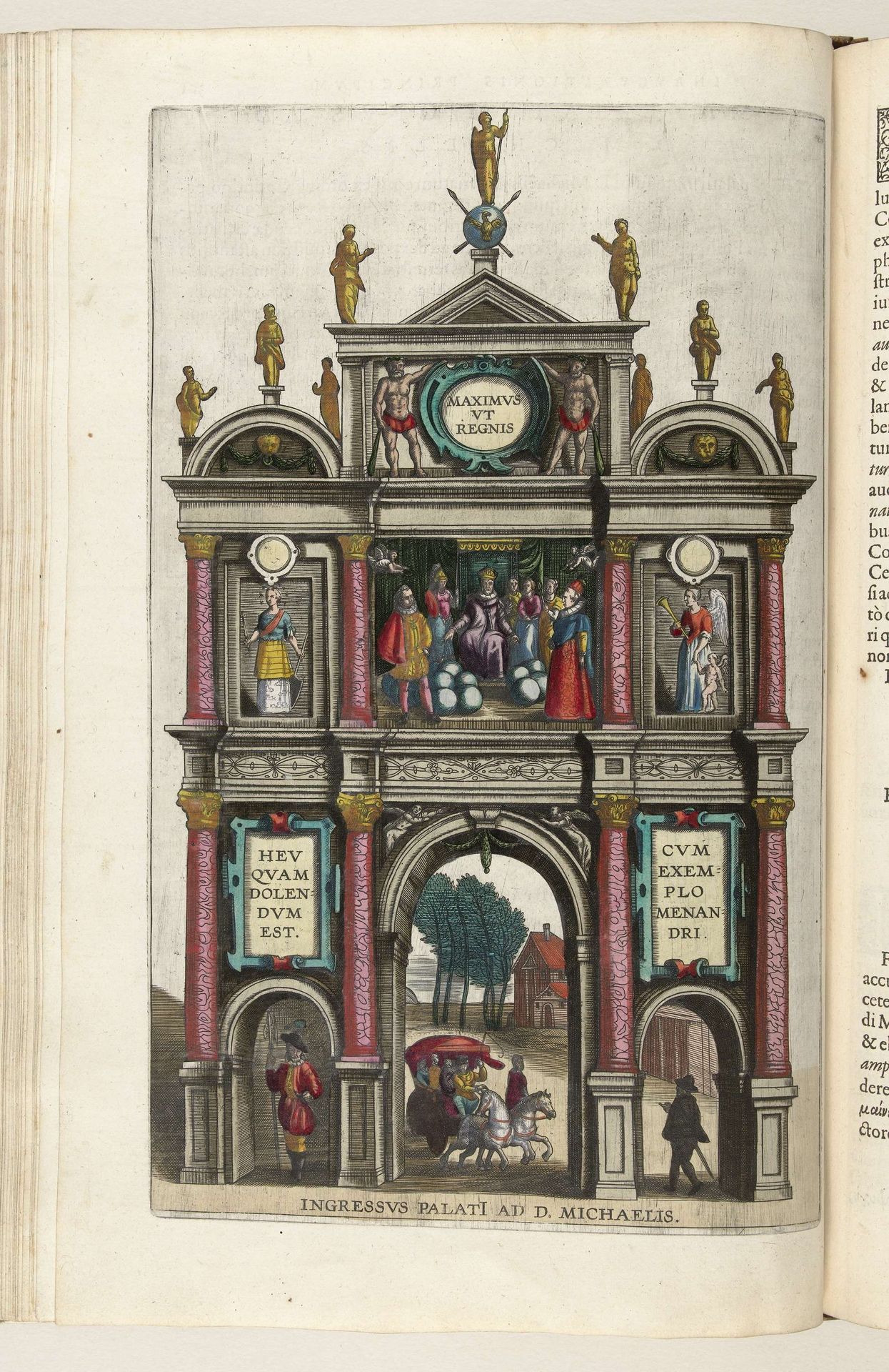 Triomfpoort bij de Sint-Michielskerk, 1599 by Anonymous