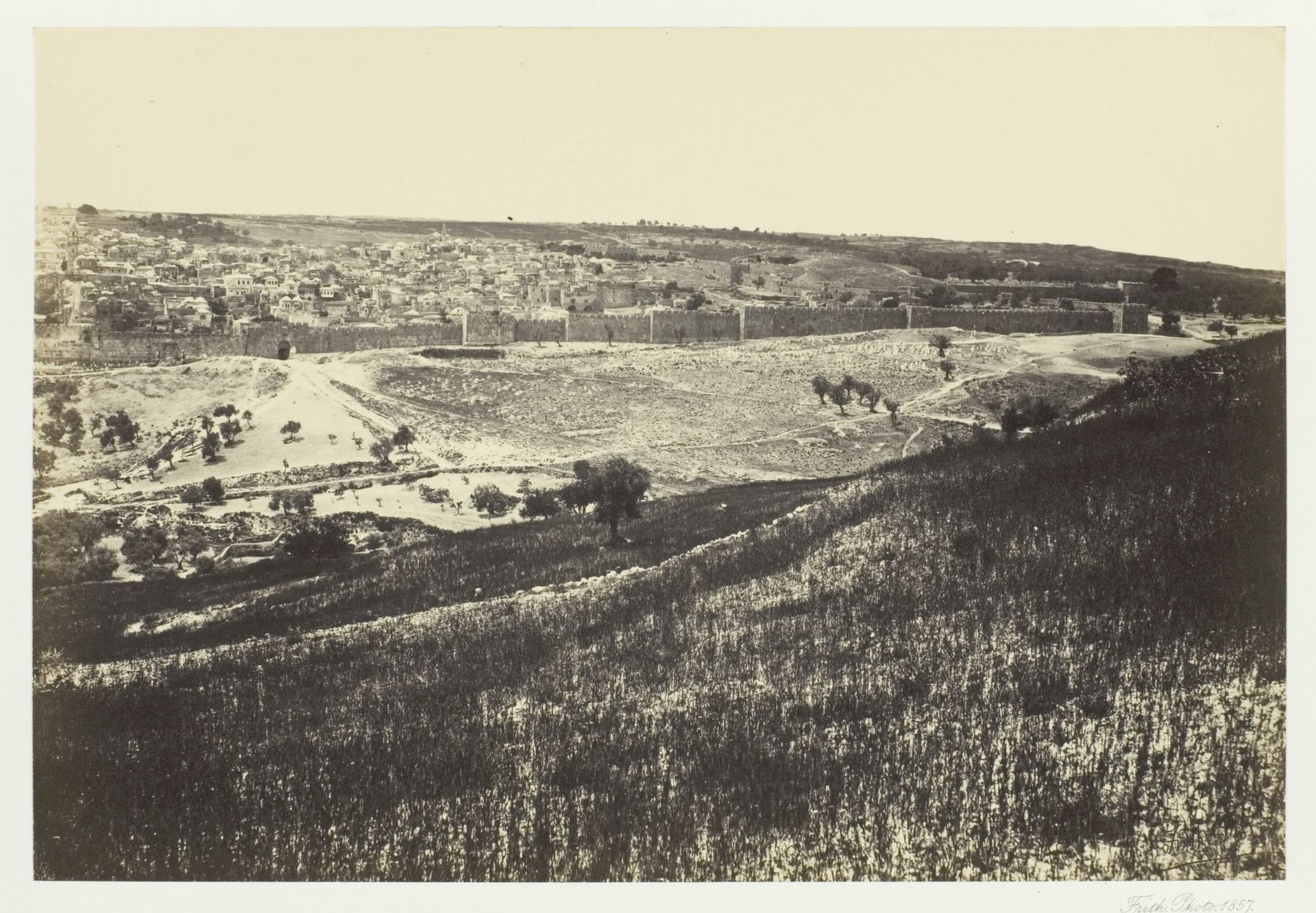 Jerusalem, from the Mount of Olives, No.2 by Francis Frith