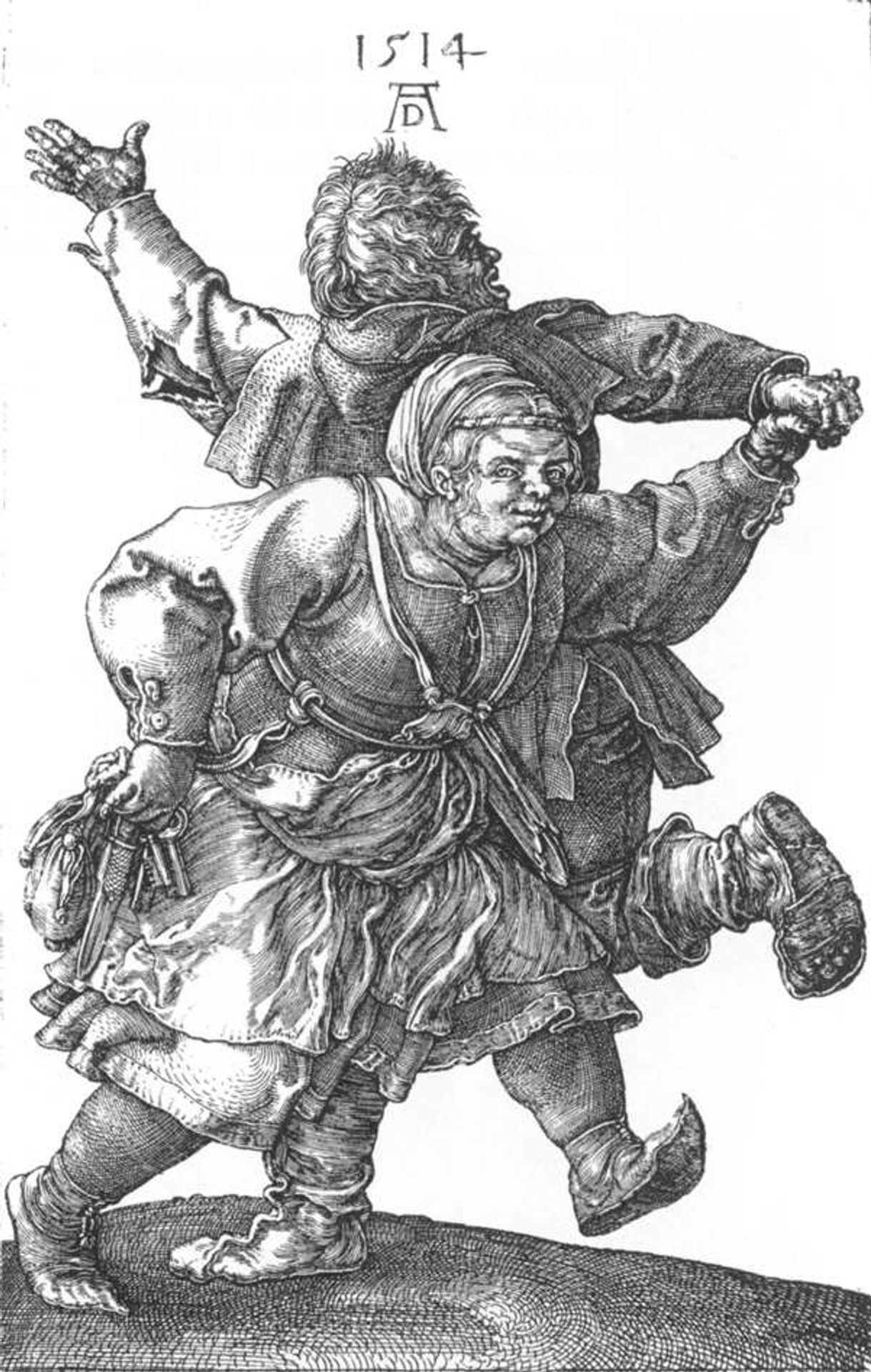 Peasant Couple Dancing by Albrecht Durer