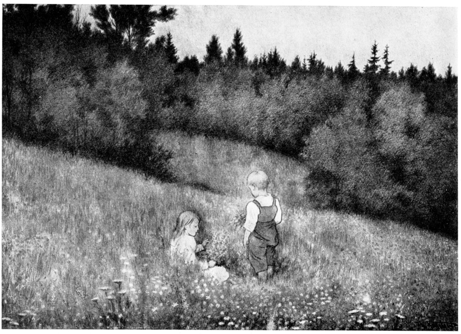 Roser Og Fioler by Theodor Severin Kittelsen