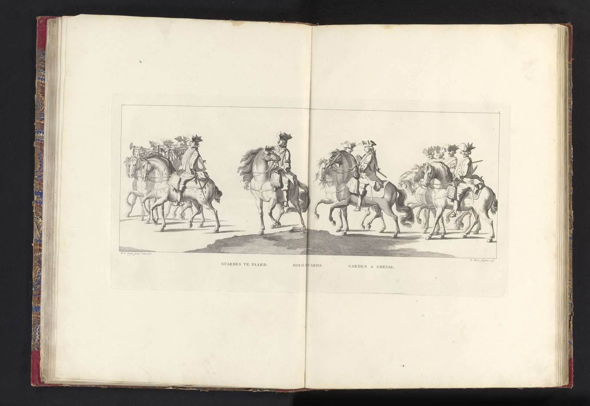 Lijkstatie van Willem IV, 1752, plaat 2 by Jan Punt