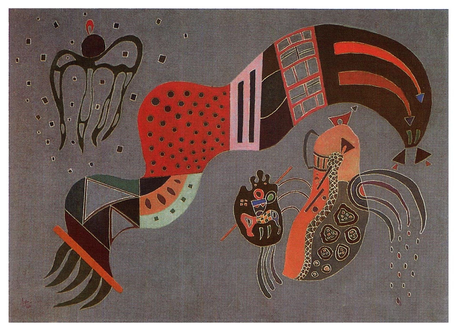 Tempered Elan by Wassily Kandinsky