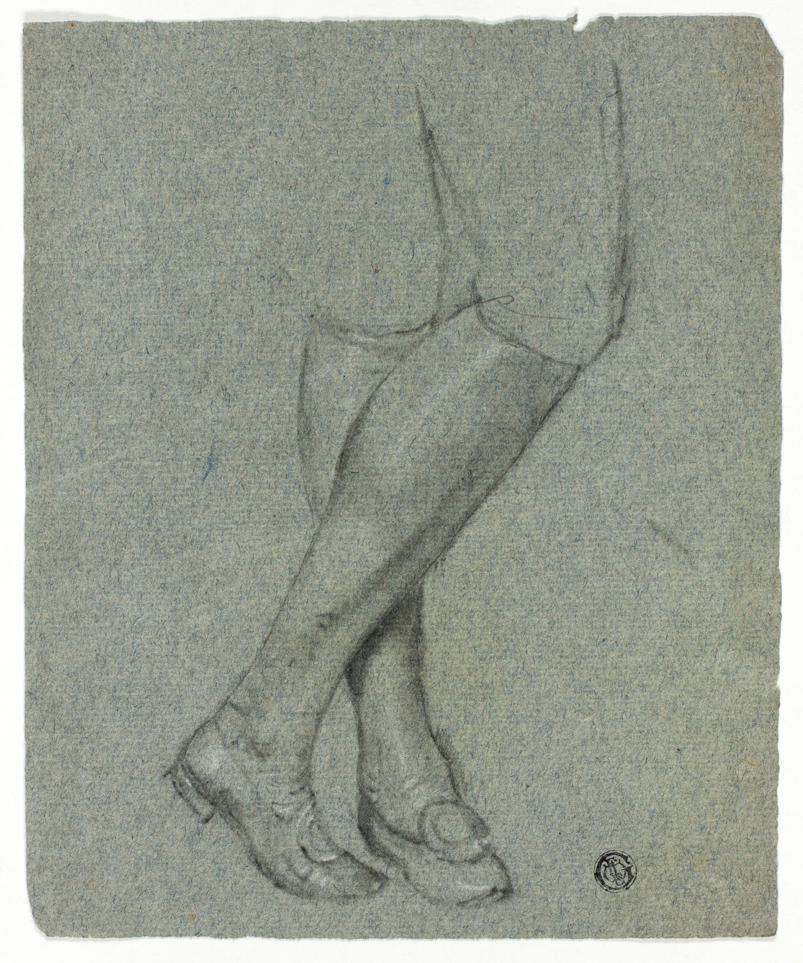 Crossed Legs of Standing Figure by John Downman