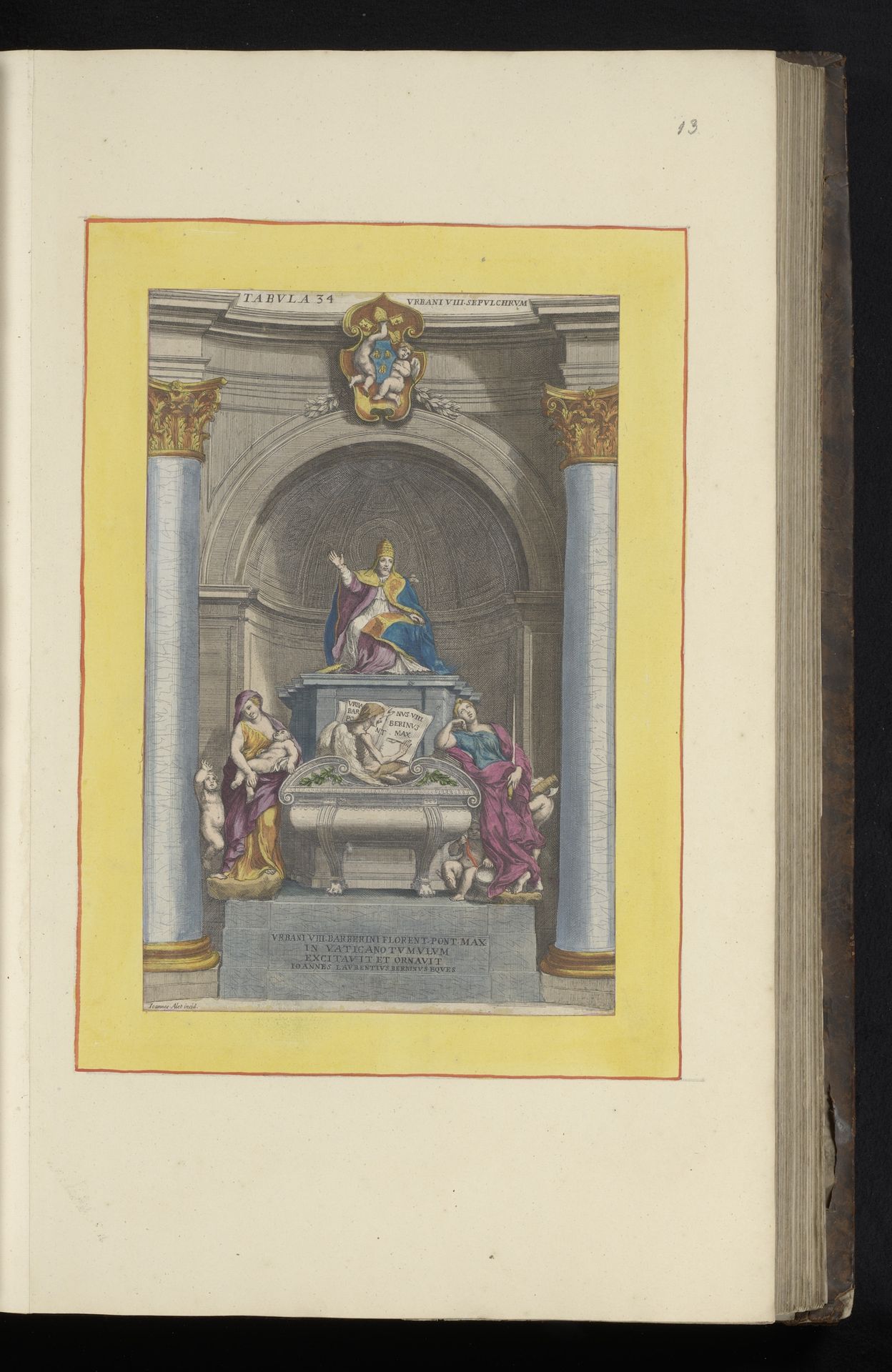 Graf van paus Urbanus VIII by Jean Charles Allet