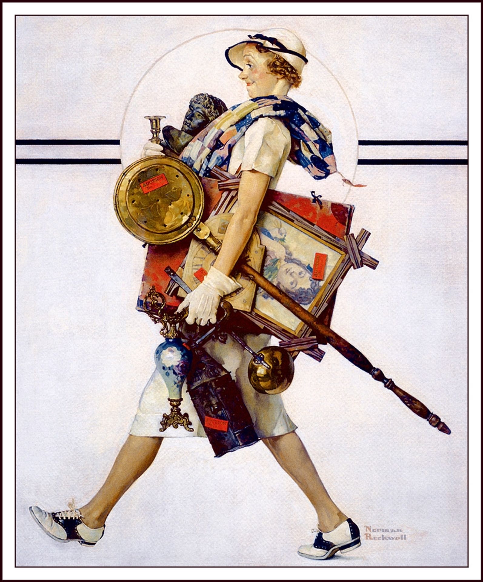 Saturday Evening Post  July1937 by Norman Rockwell