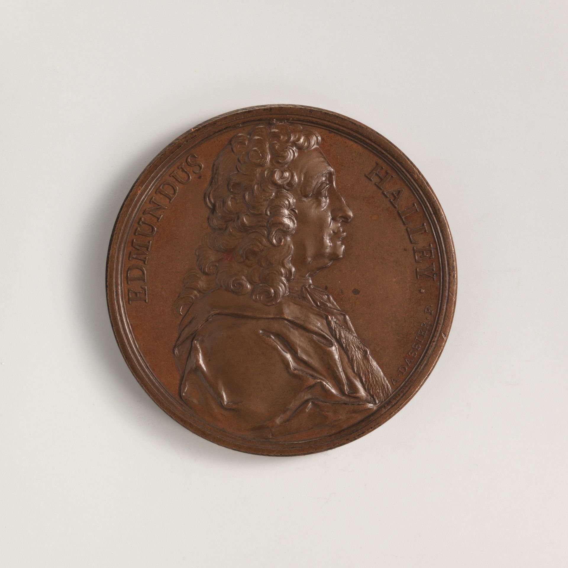 Sir Edmund Halley (1656–1742) by Jacques-Antoine Dassier