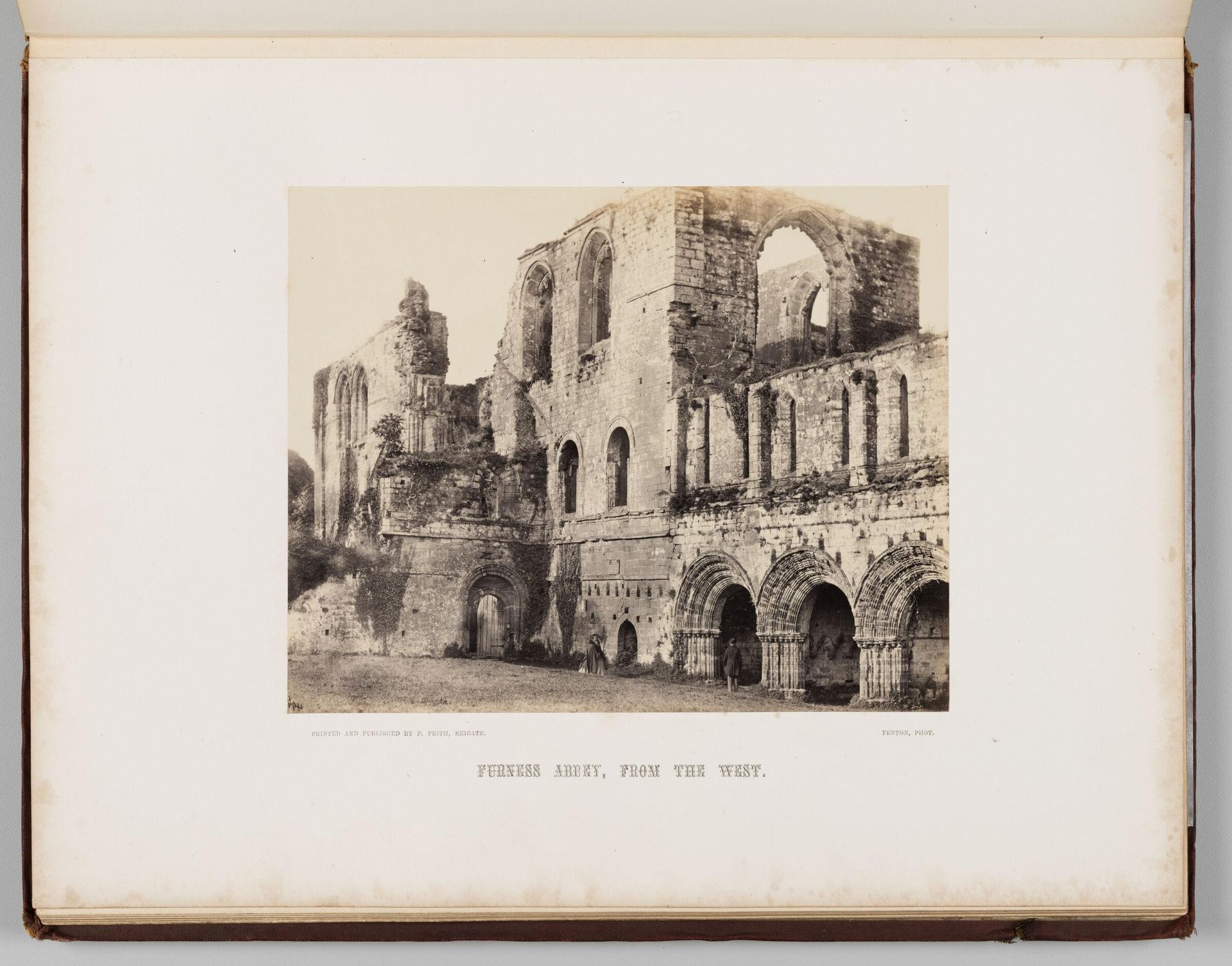 Furness Abbey, from the West. by Roger Fenton