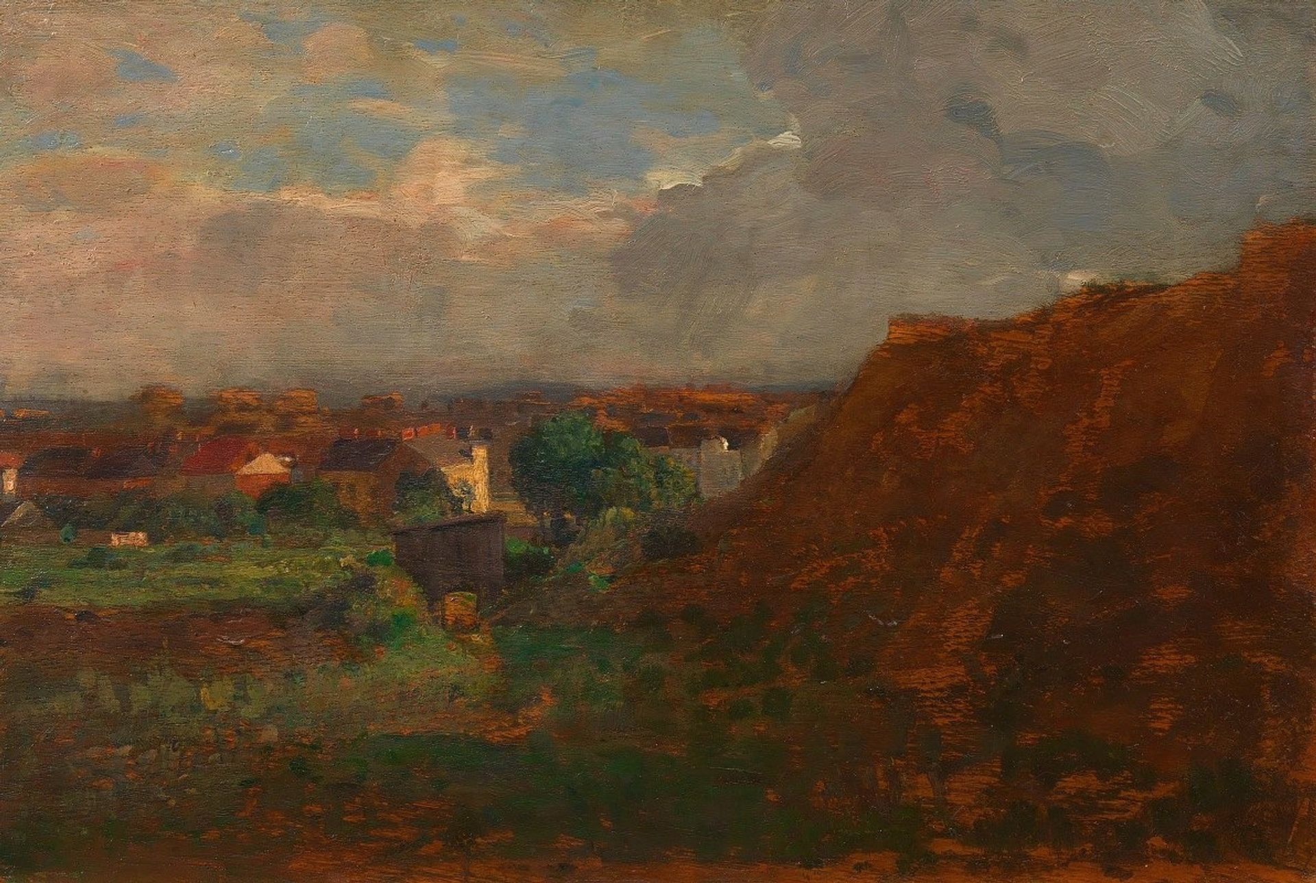 Sandgrube mit Blick auf Pötzleinsdorf by Tina Blau