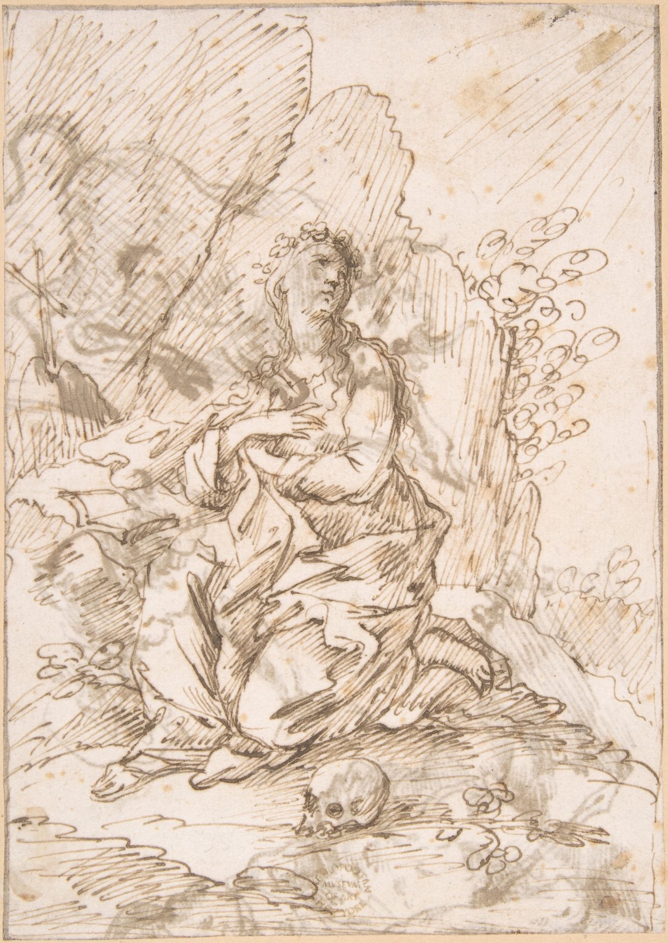 Mary Magdalen in the Wilderness by Anonymous