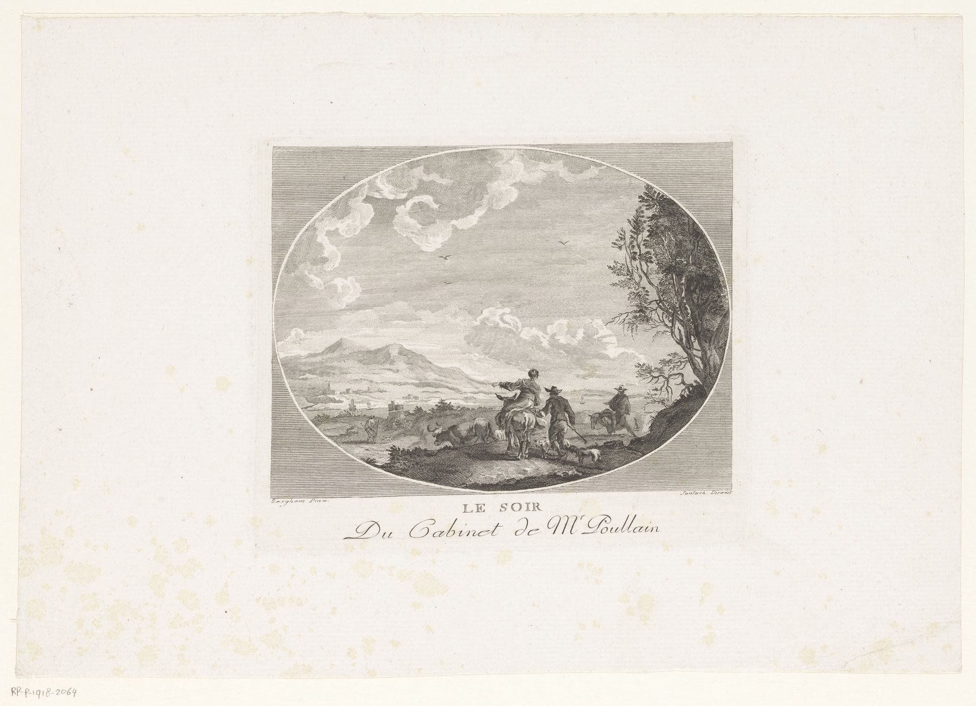 Landschap met herders by Anonymous