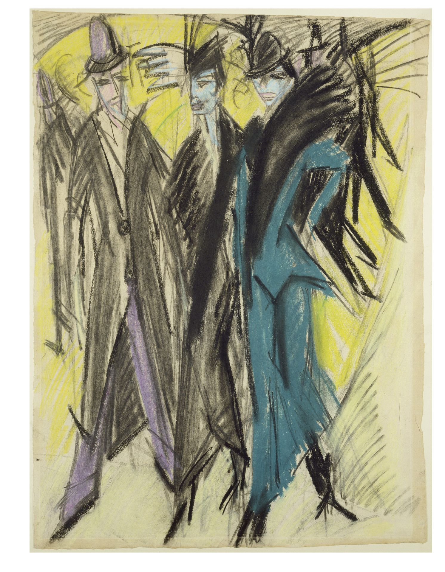 Berlin Street Scene by Ernst Ludwig Kirchner