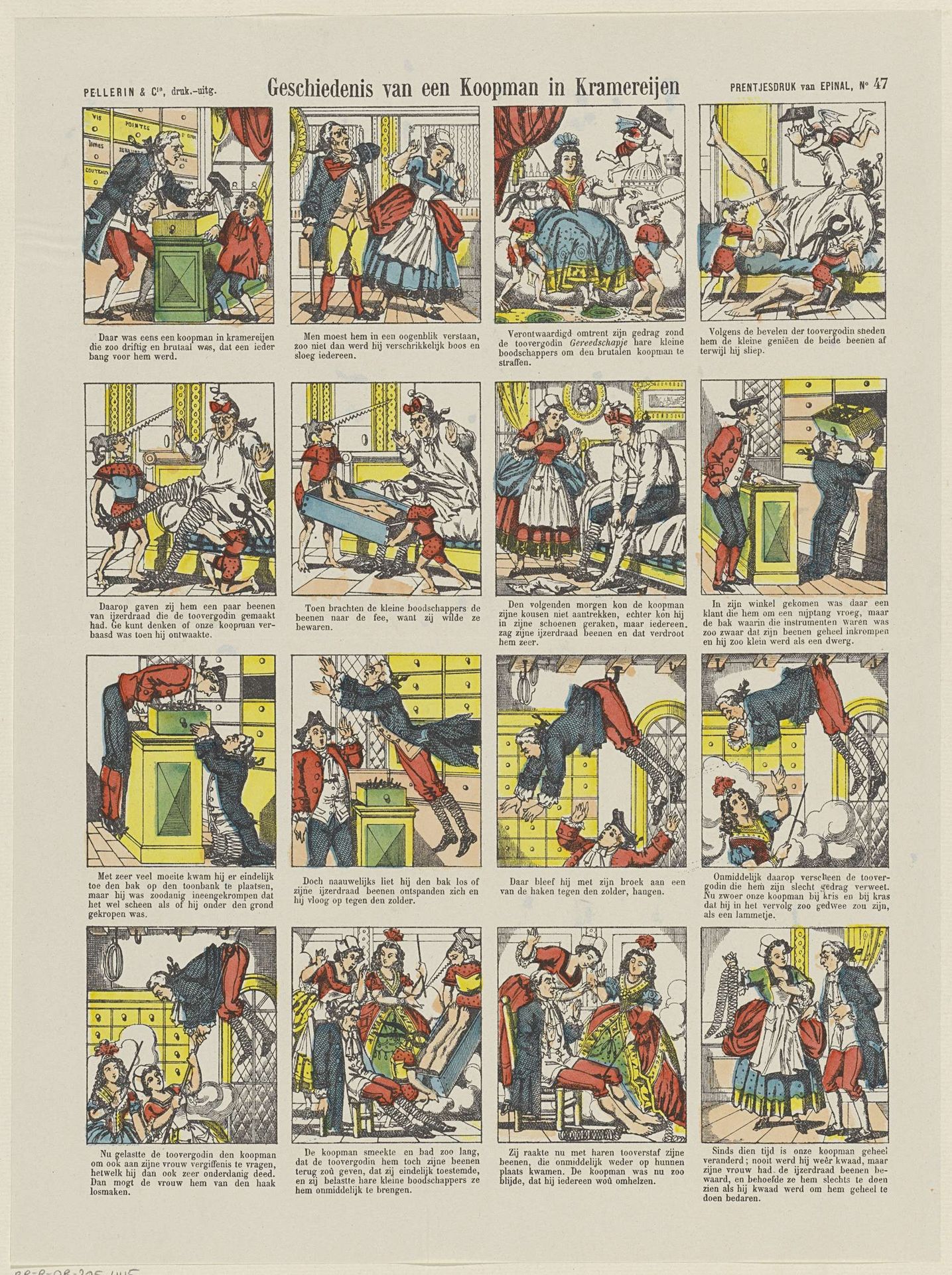 Geschiedenis van een koopman in Kramerijen by Pellerin & Cie.
