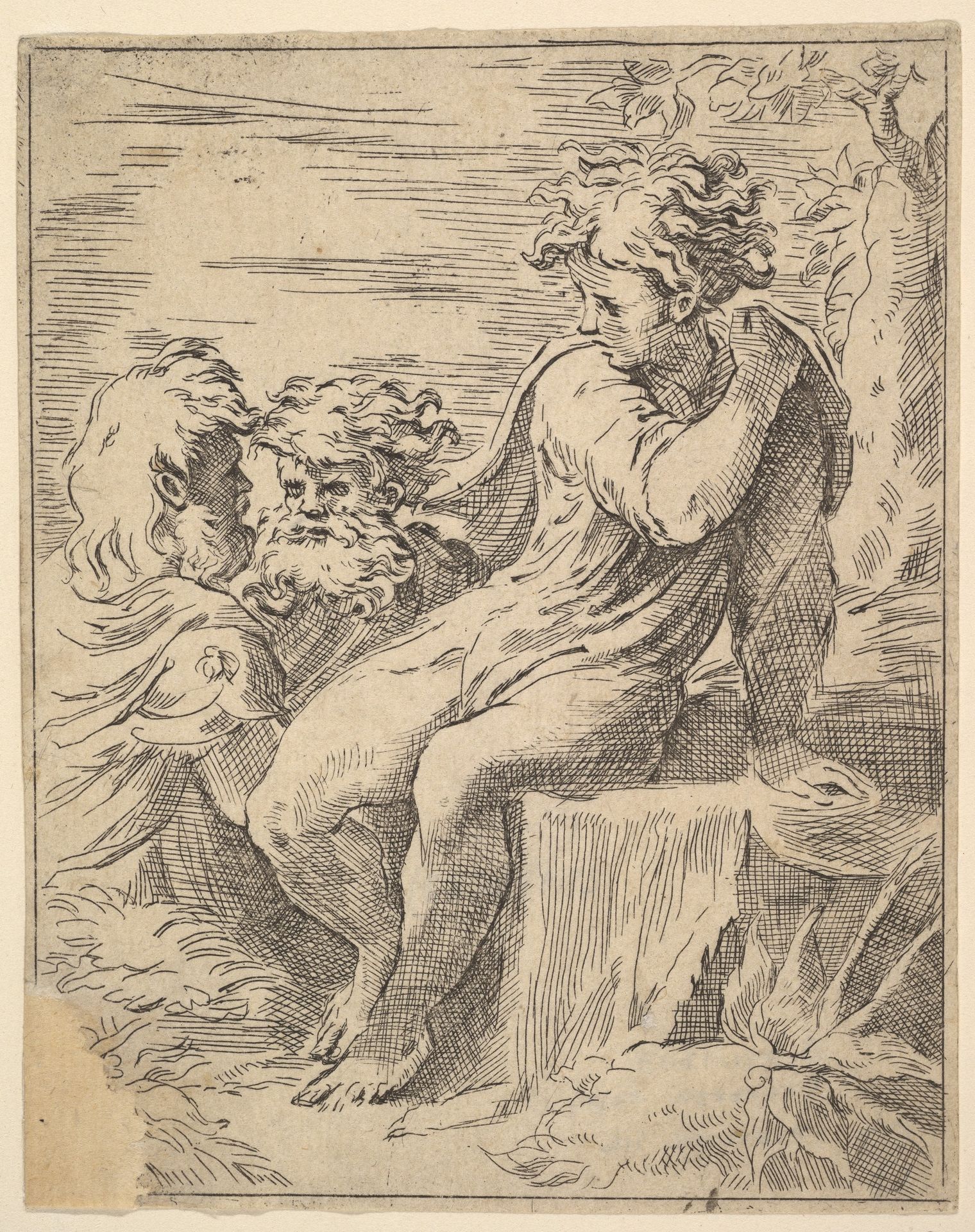 Youth with two Old Men by Anonymous