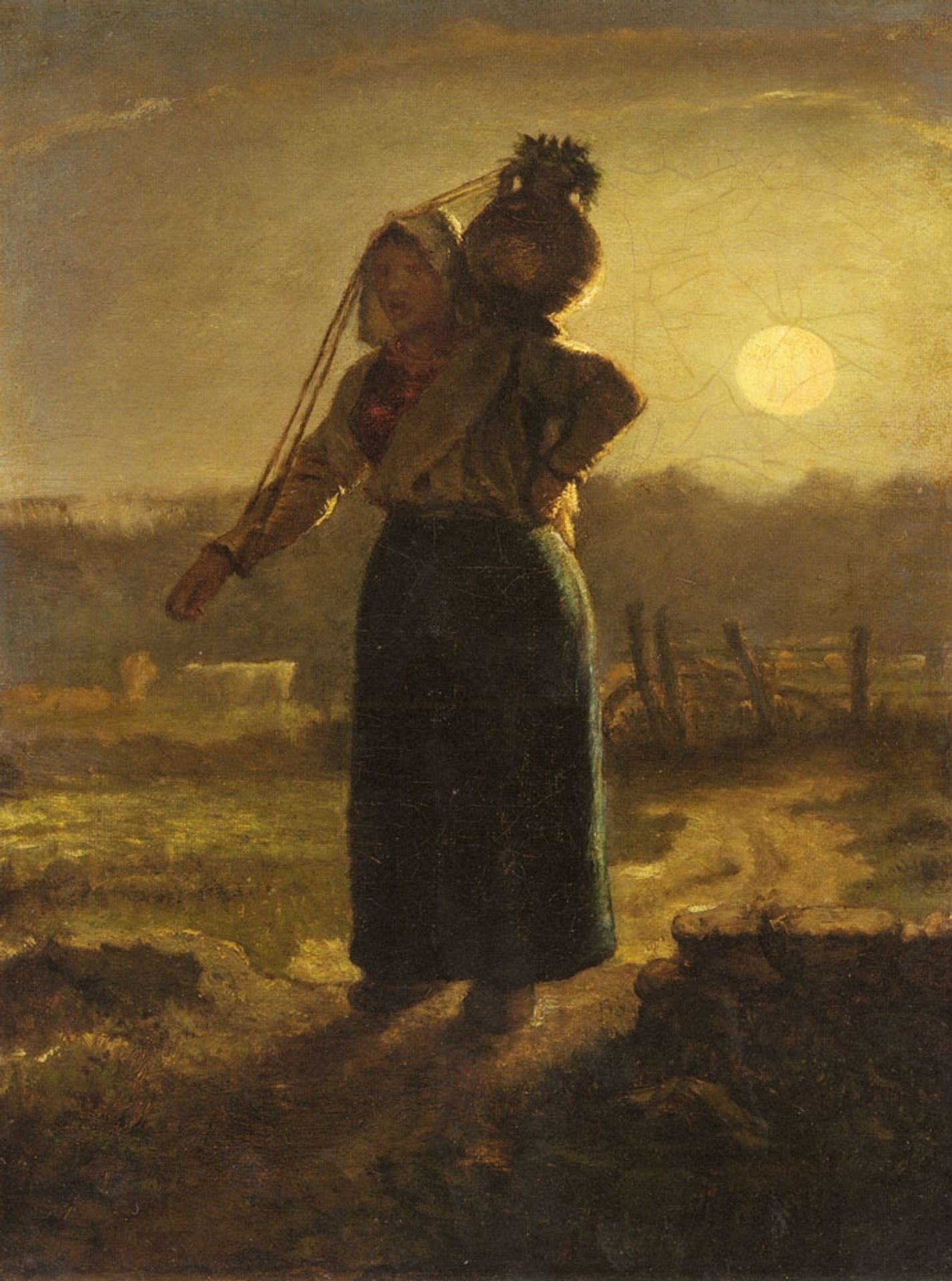 Norman Milkmaid by Jean-François Millet