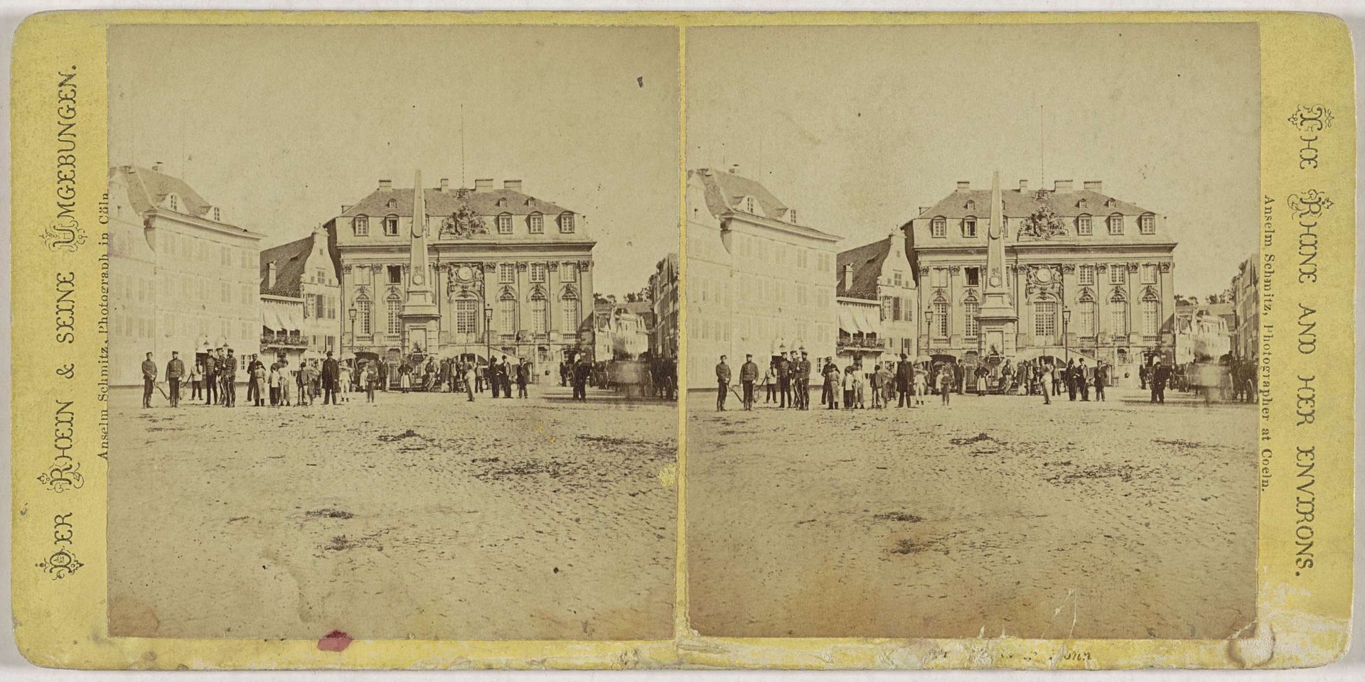 Marktplein met de marktfontein in Bonn, Duitsland by Anselm Schmitz