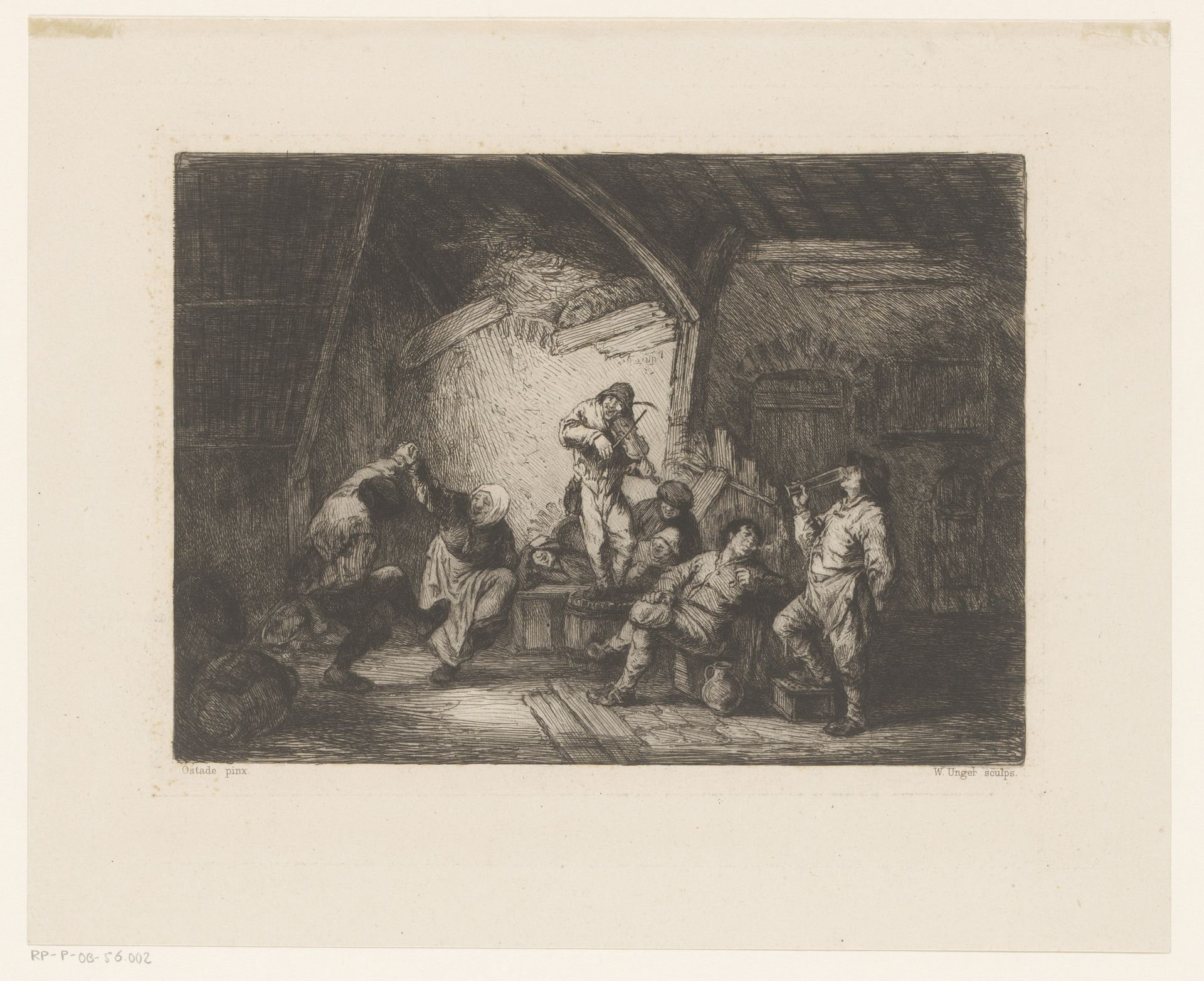 Dansend paar by William Unger