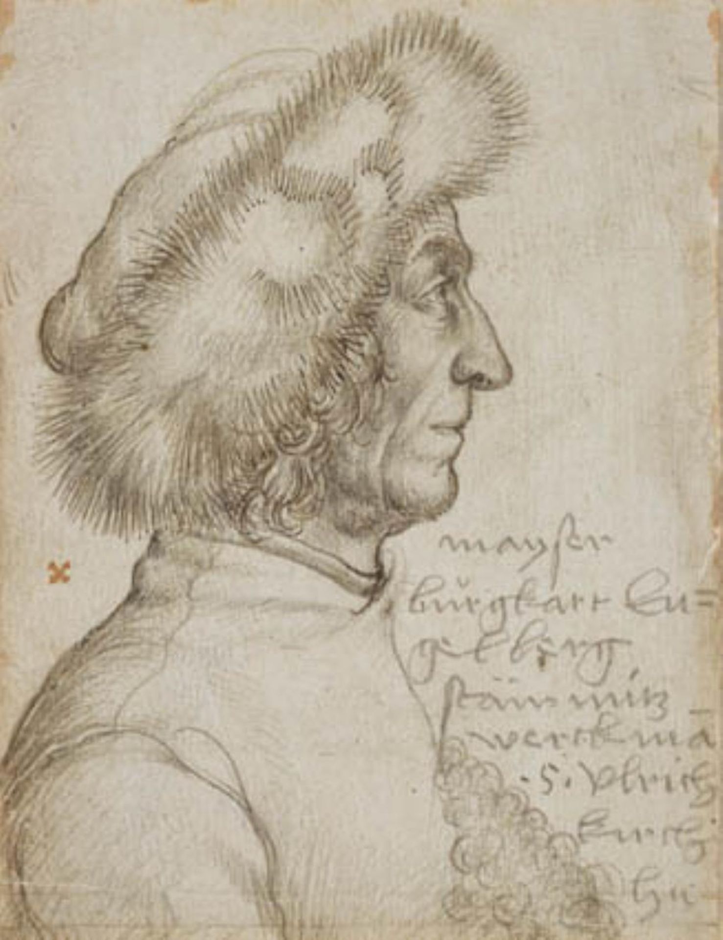 Portrait of Burghart Engelberg, master-builder at Augsburg by Anonymous