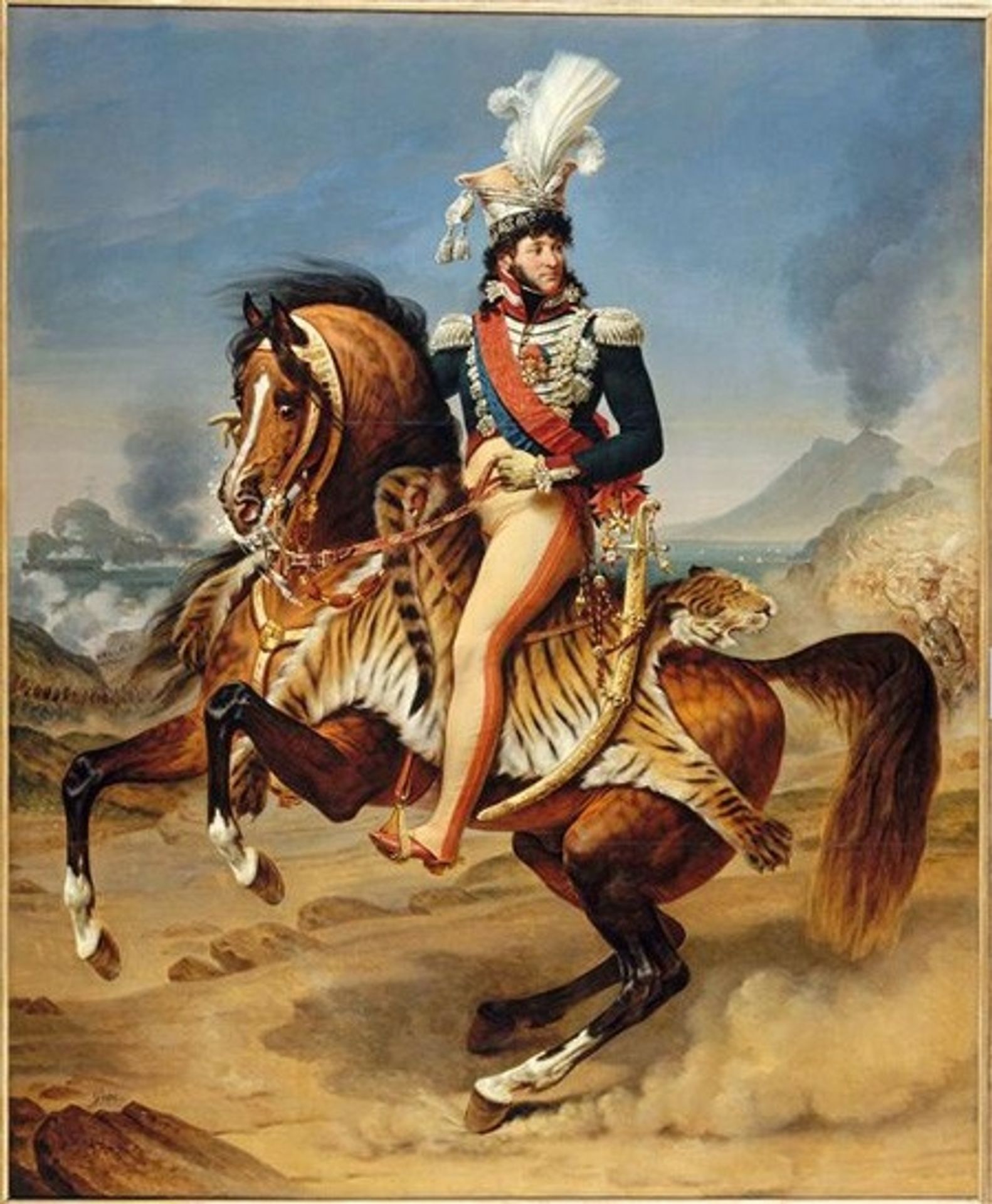 Equestrian Portrait of Joachim Murat by Antoine-Jean Gros