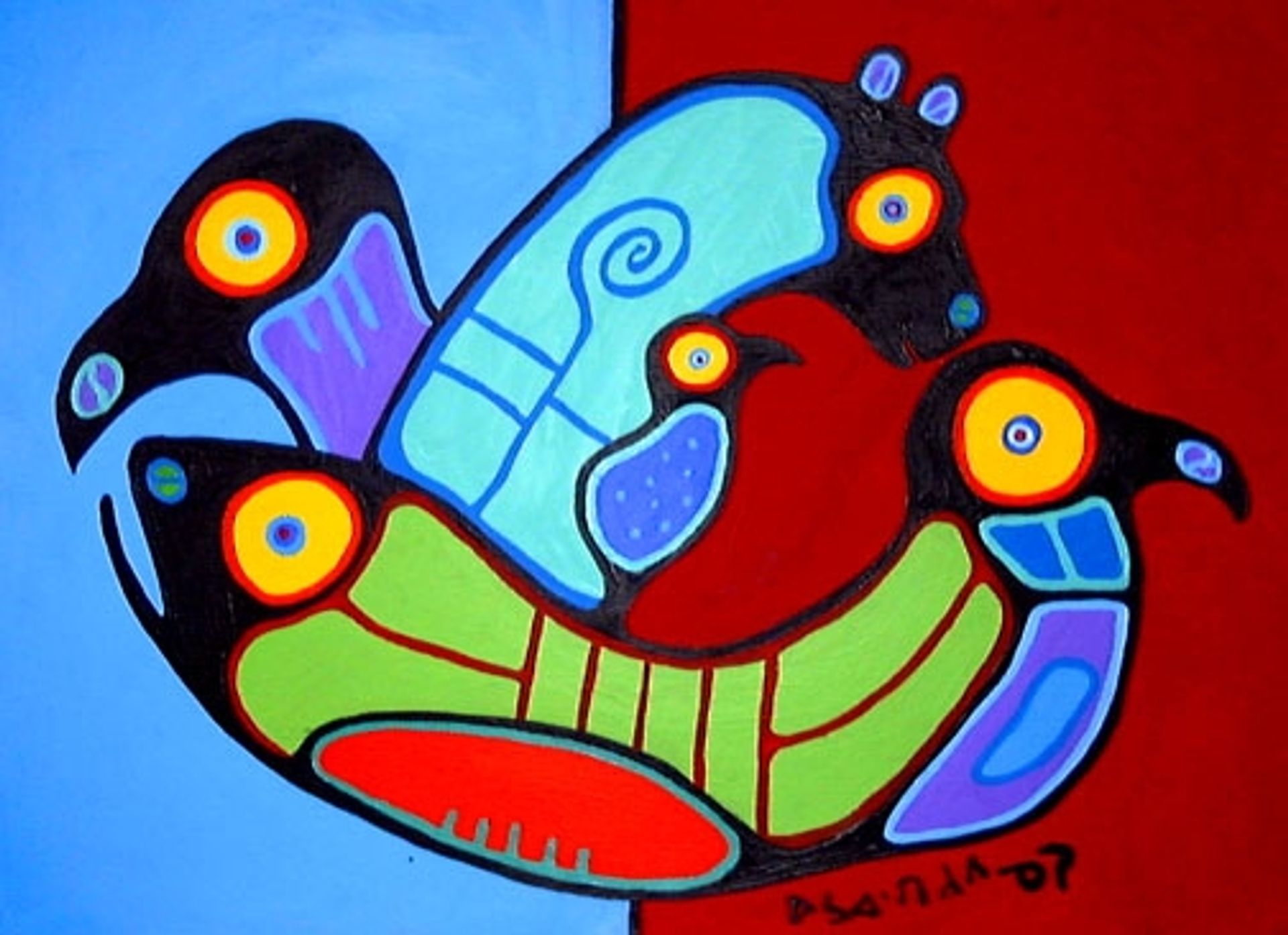 Balance by Norval Morrisseau
