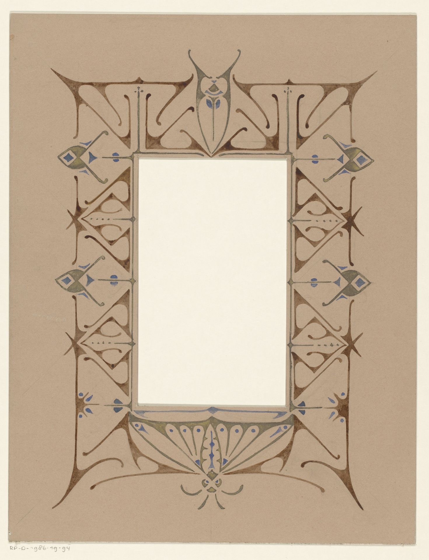 Kader by Reinier Willem Petrus de (1874-1952) Vries