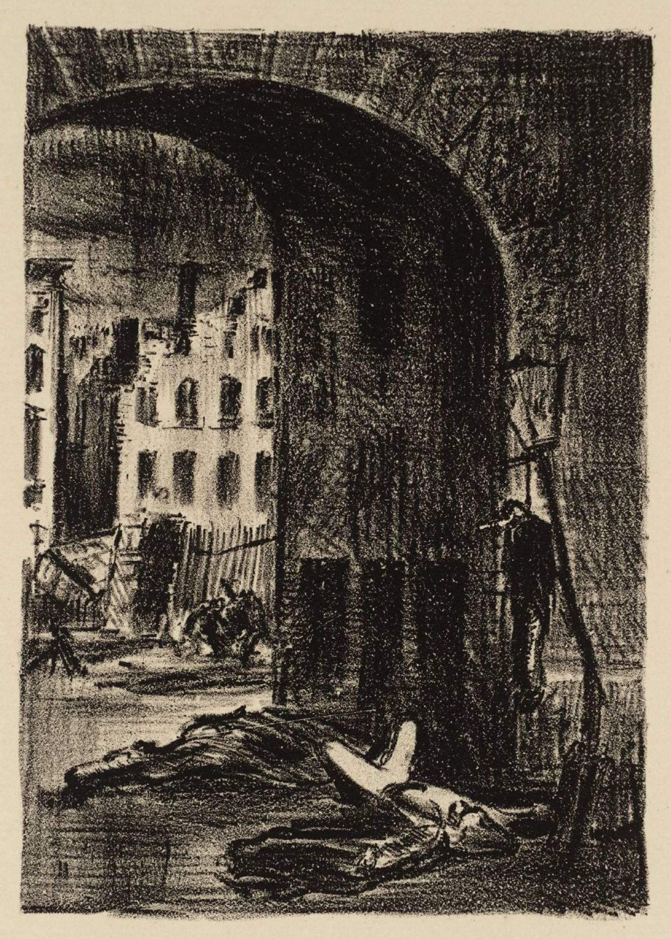The Fall of London: The Horseguard by  James Boswell