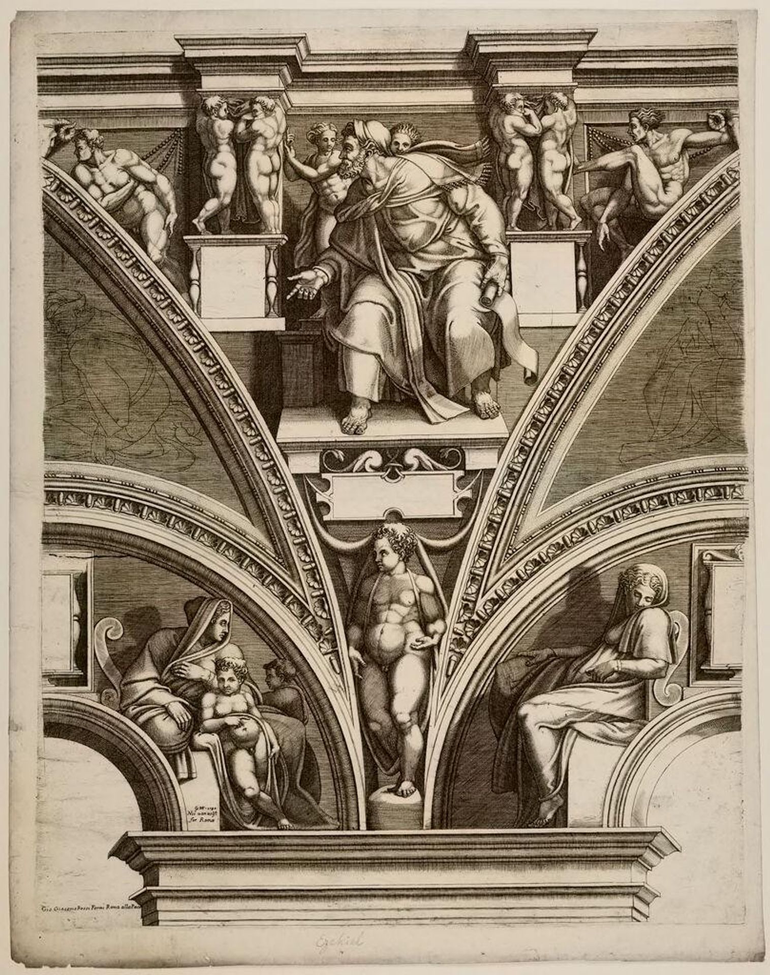 Ezekiel by Giorgio Ghisi