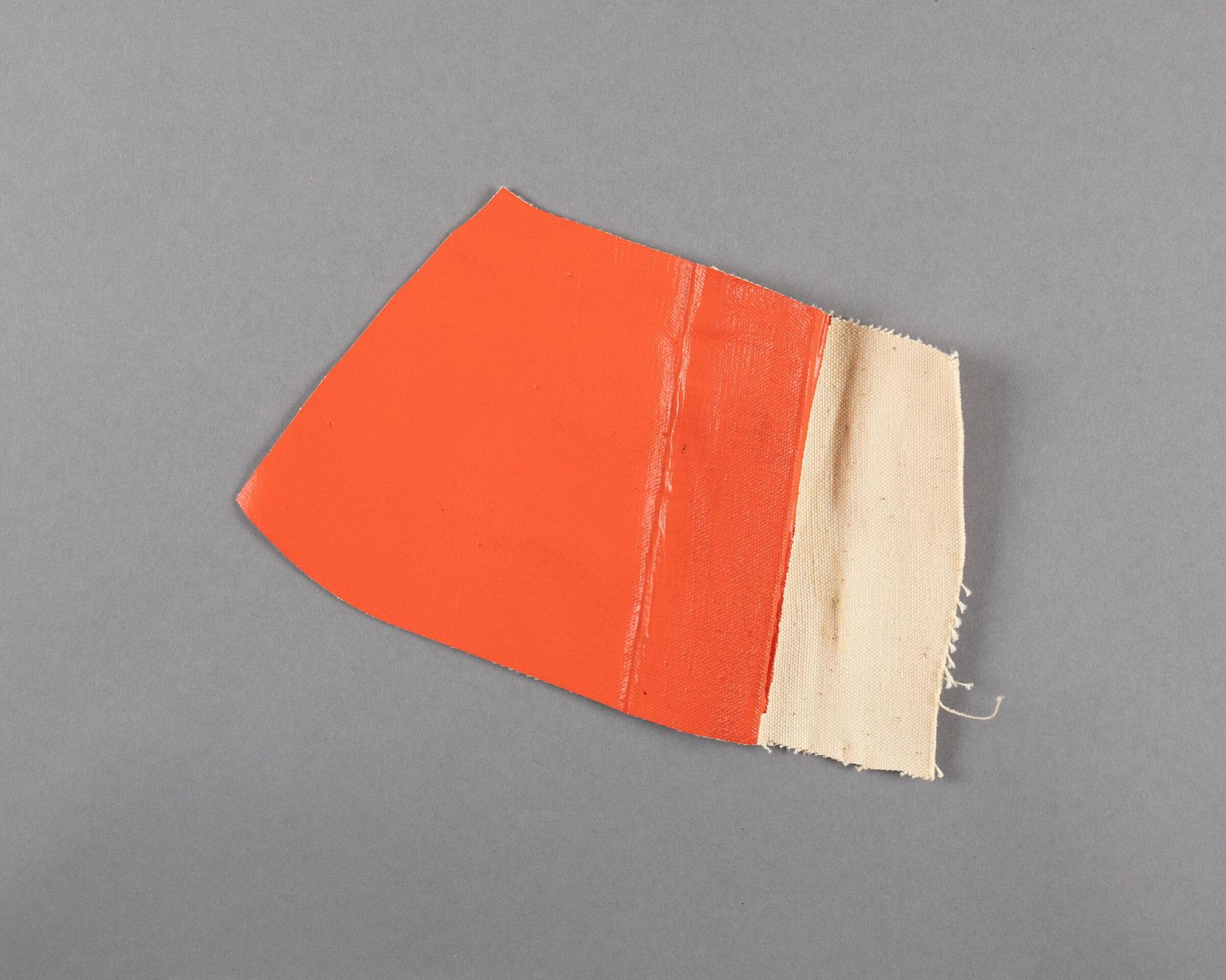 Painted canvas fragment by Barnett Newman