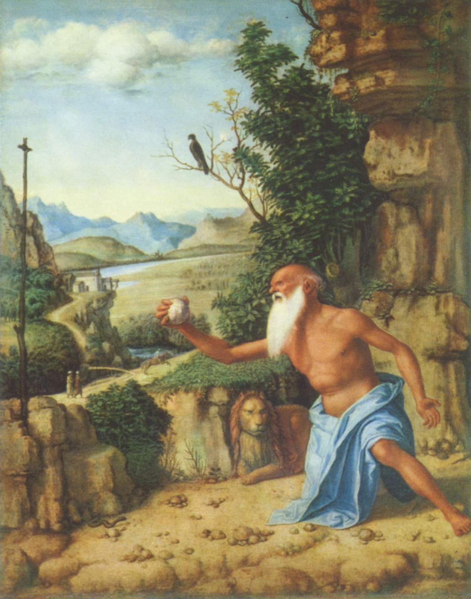 St. Jerome in a Landscape by Cima da Conegliano