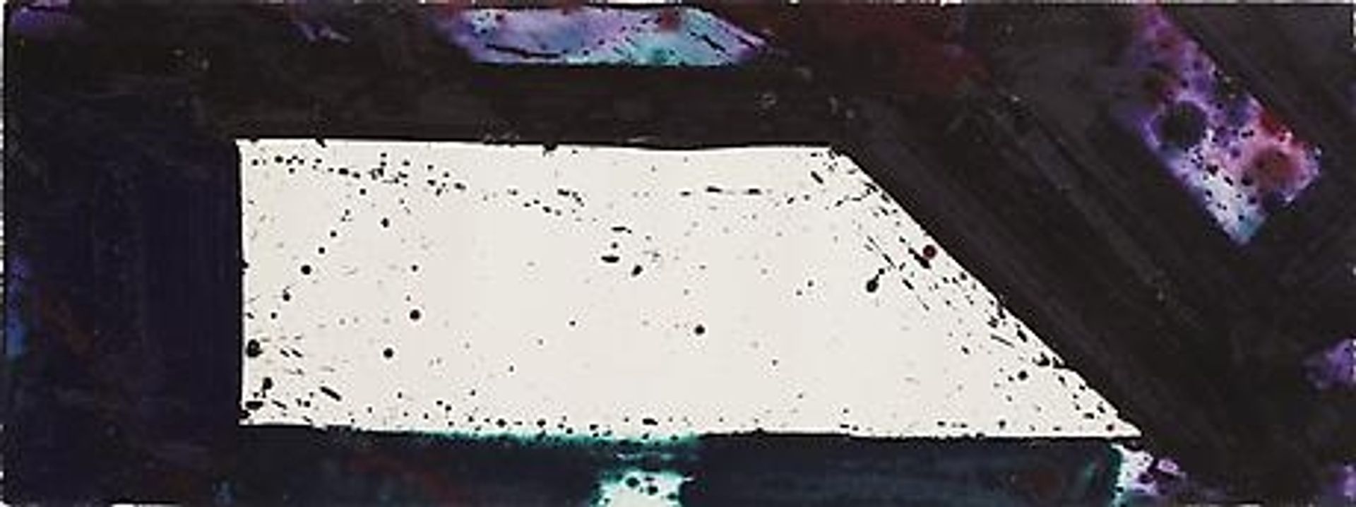 Untitled (Purple Edge) by Sam Francis